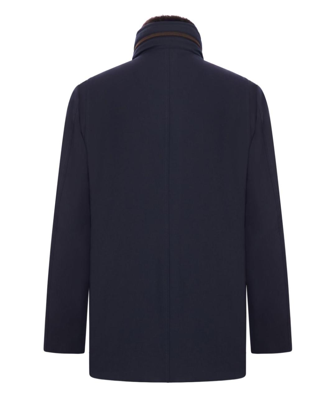 MOORER Синий полиэстеровый пуховик, фото 2