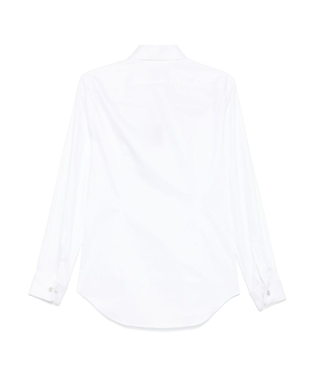 CORNELIANI Белая хлопковая классическая рубашка, фото 2