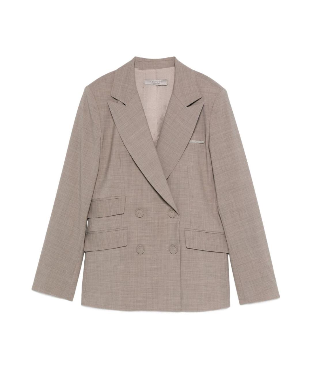 D.EXTERIOR Коричневый шерстяной жакет/пиджак, фото 1