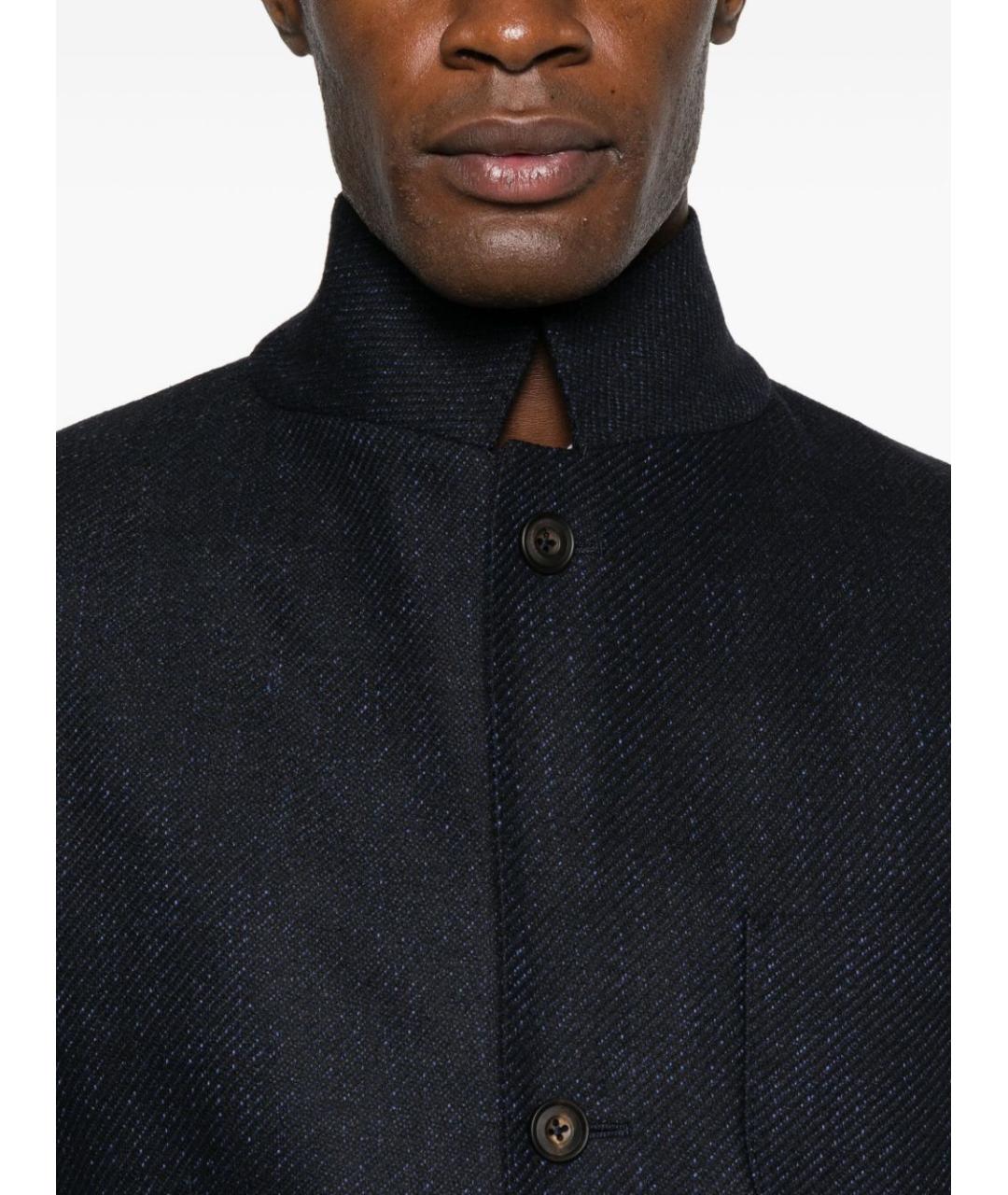 CORNELIANI Синий шерстяной пиджак, фото 3