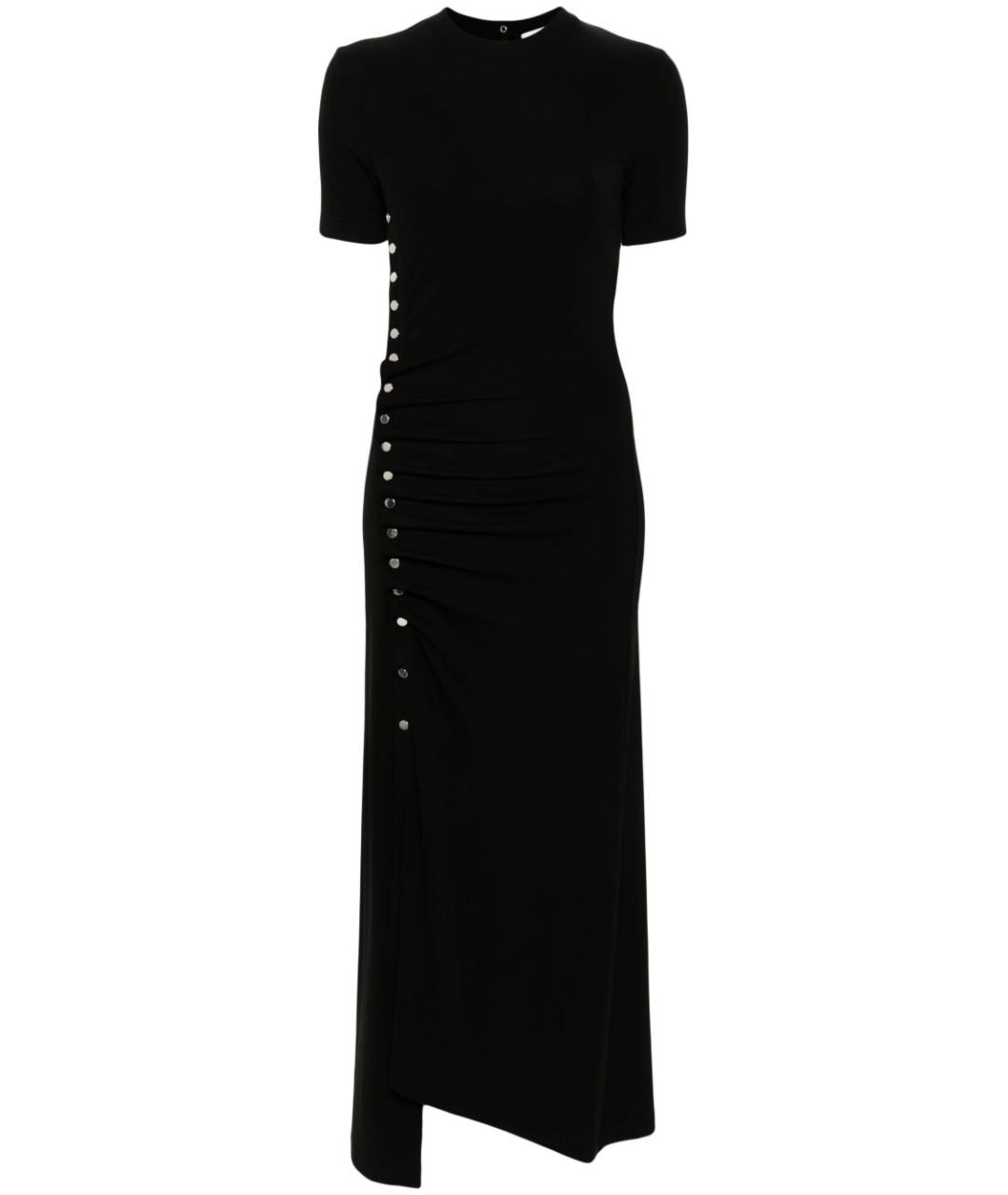 PACO RABANNE Черное вискозное повседневное платье, фото 1