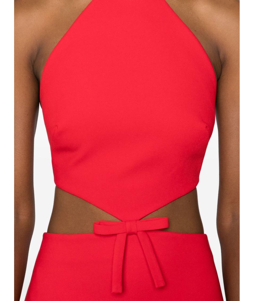 CASABLANCA Красное шерстяное платье, фото 3