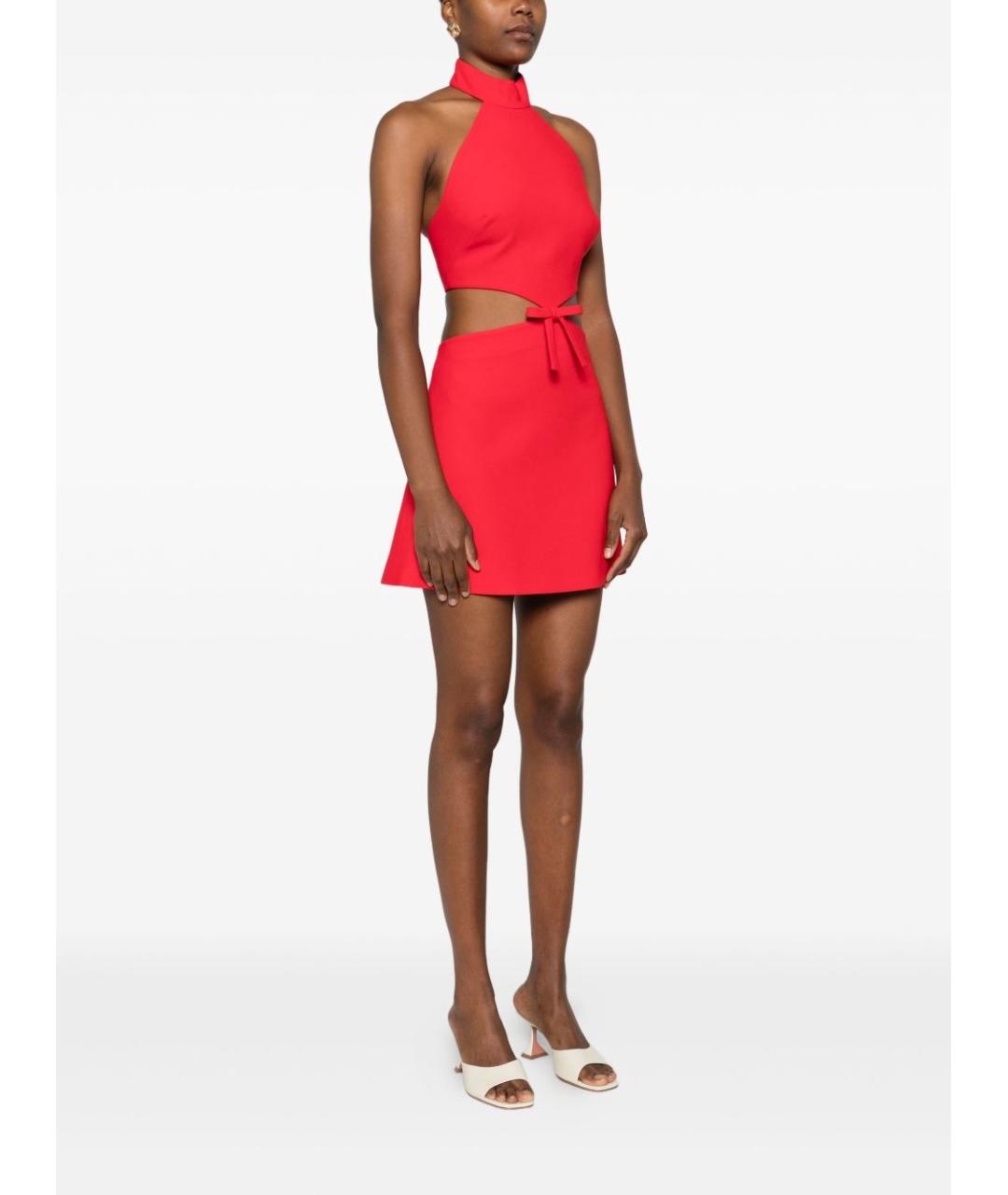 CASABLANCA Красное шерстяное платье, фото 5