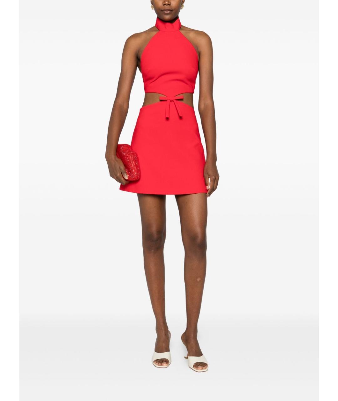 CASABLANCA Красное шерстяное платье, фото 4