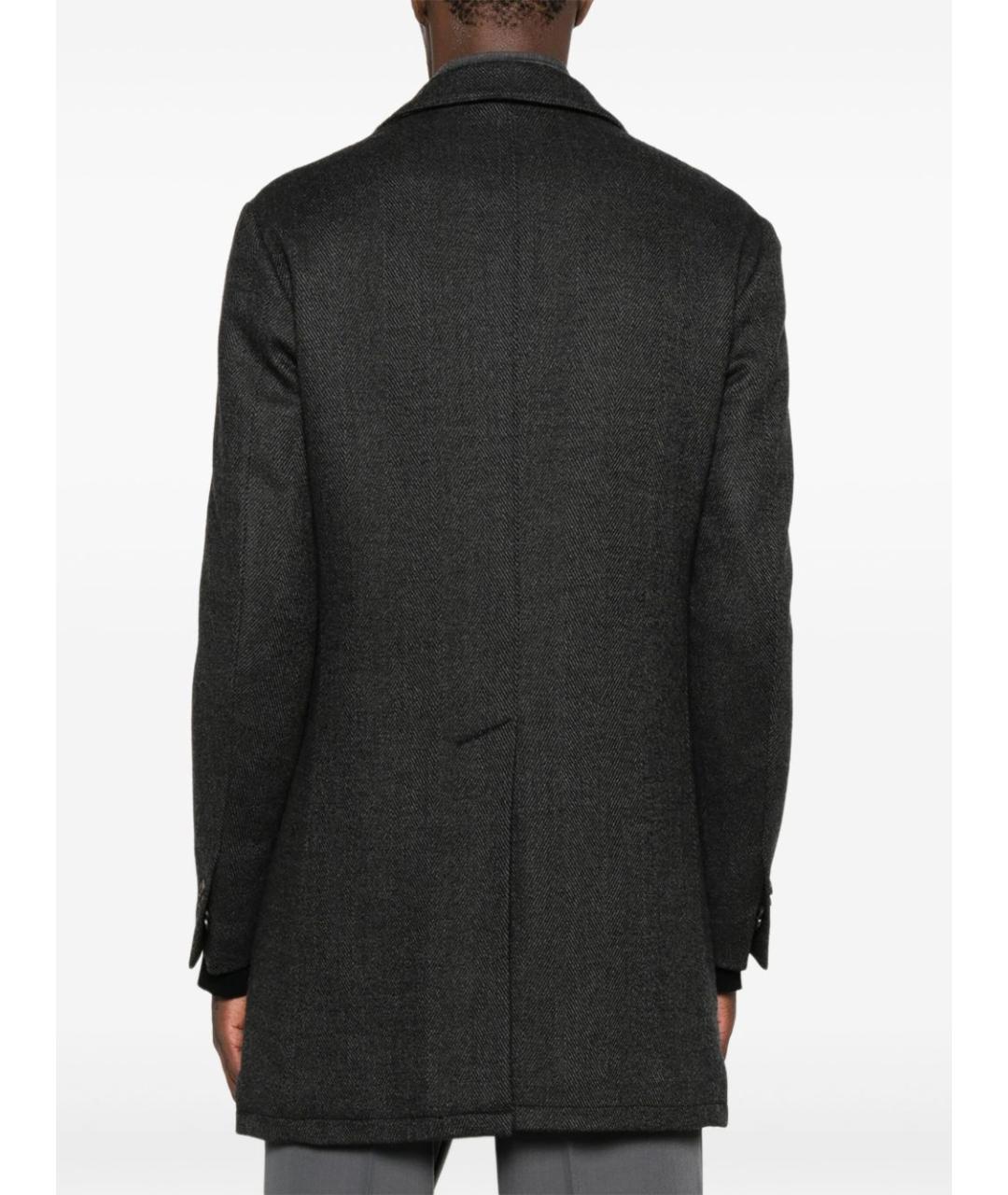 CORNELIANI Серое шерстяное пальто, фото 6