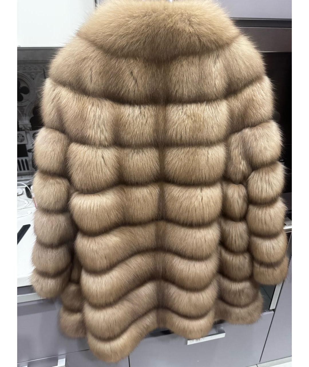 Fabio Gavazzi Коричневая меховая шуба, фото 2