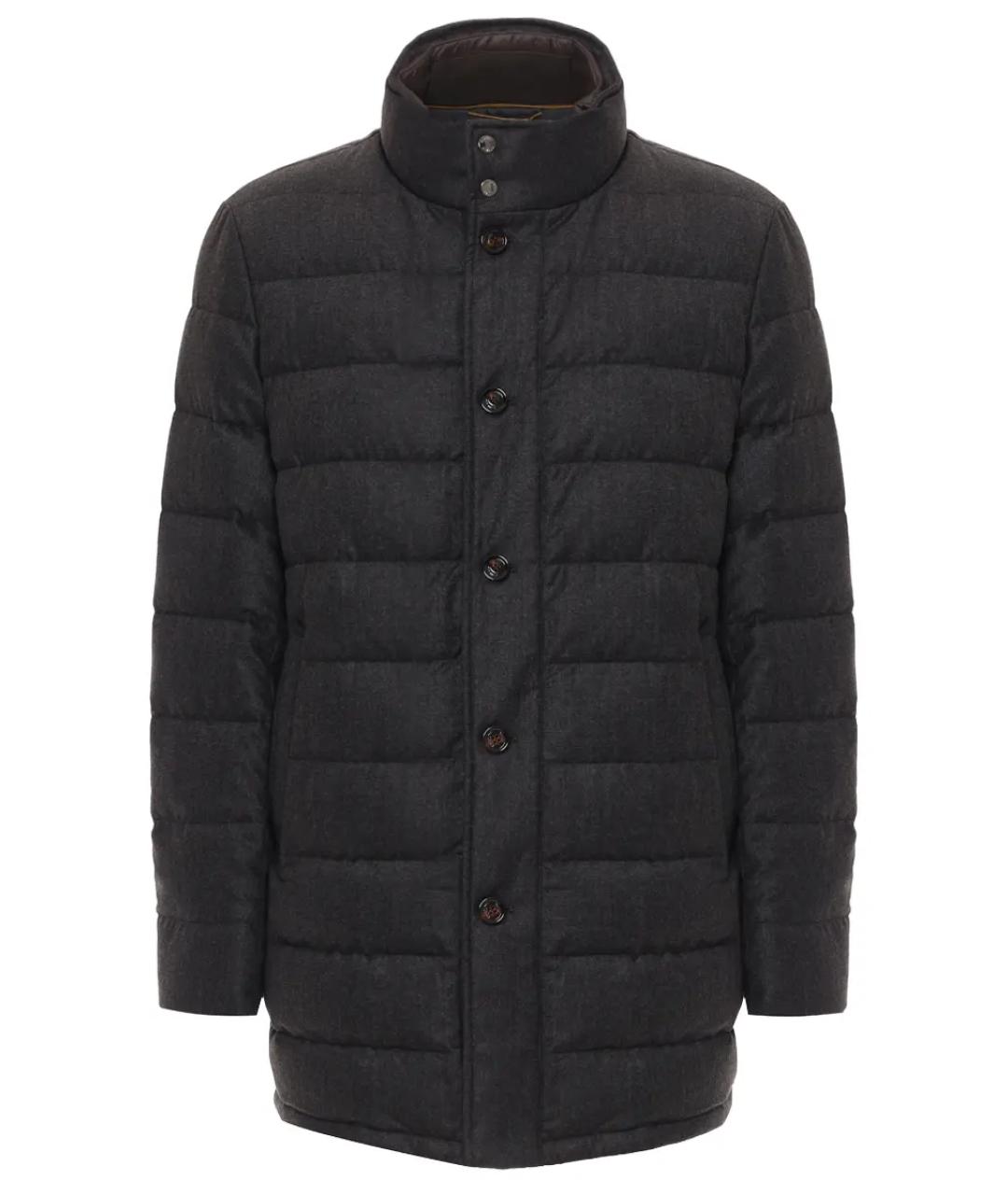 MOORER Коричневый пуховик, фото 1