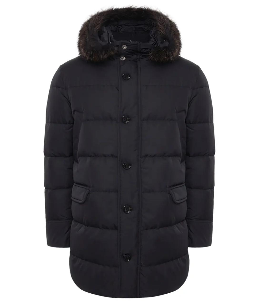 MOORER Черный пуховик, фото 1