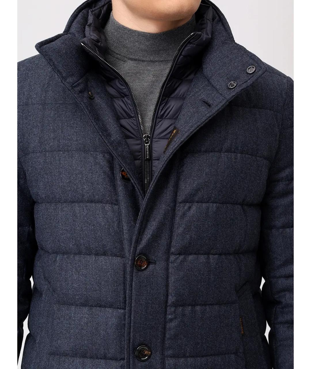 MOORER Синий пуховик, фото 5