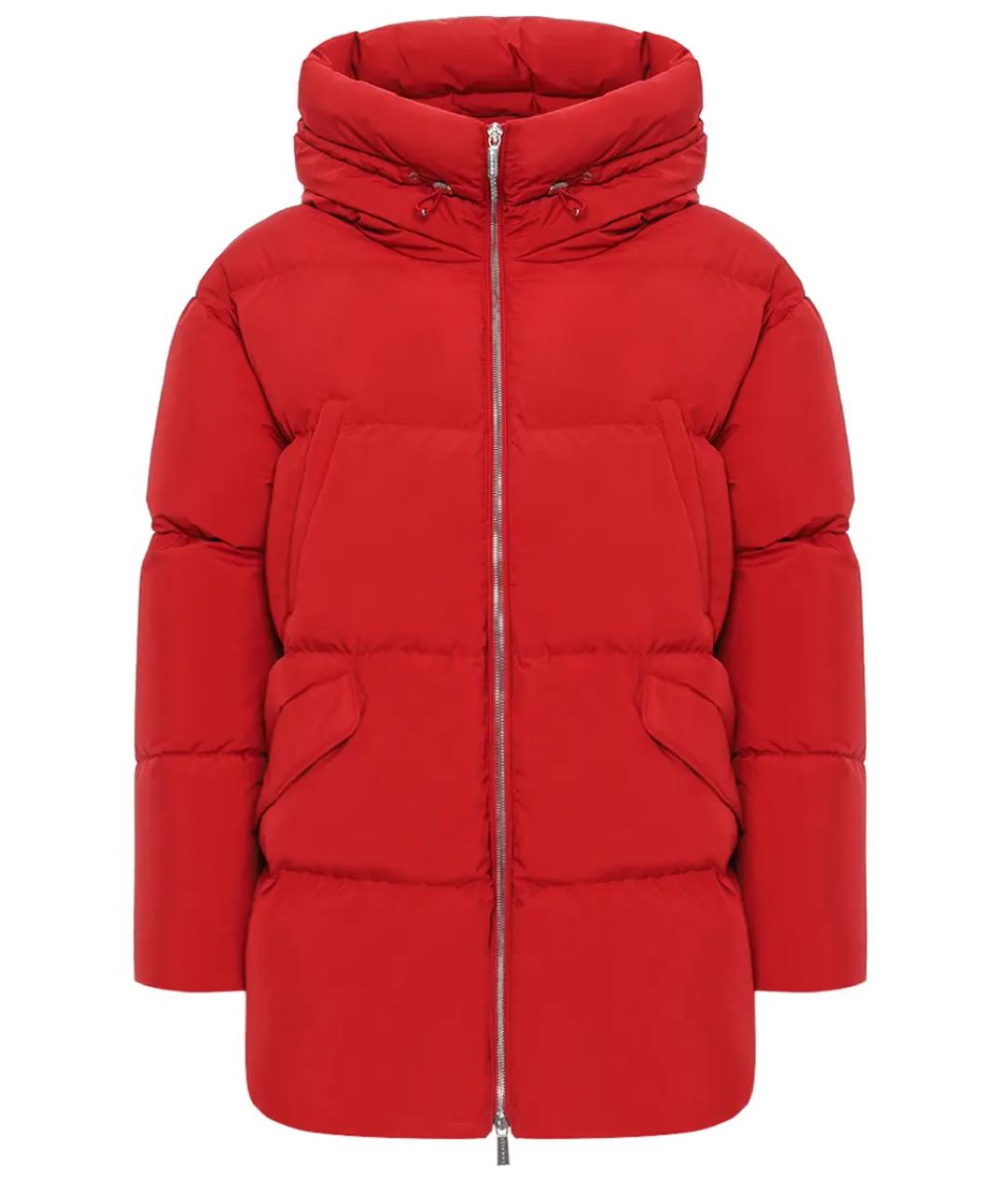 MOORER Красный пуховик, фото 1