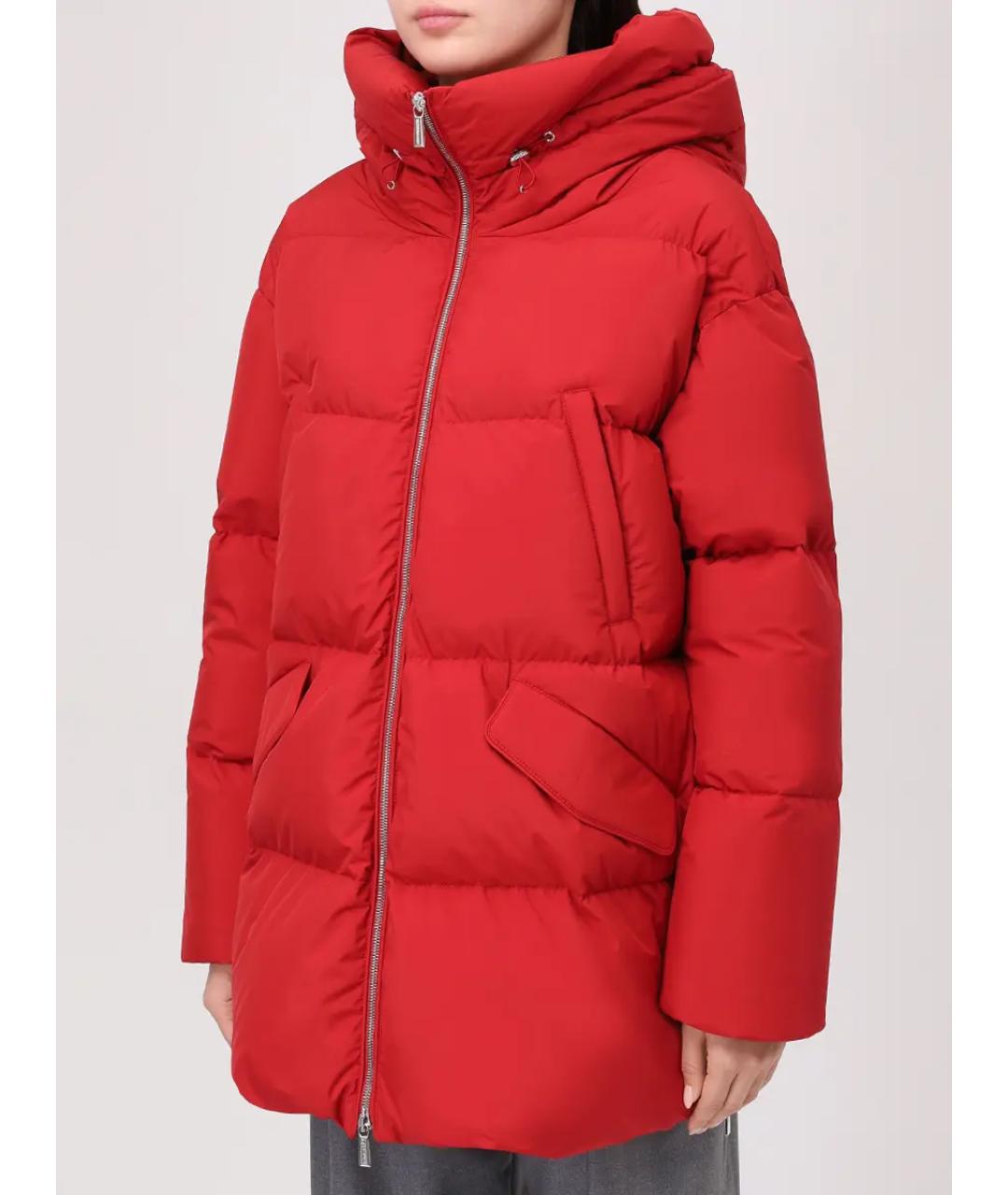 MOORER Красный пуховик, фото 4