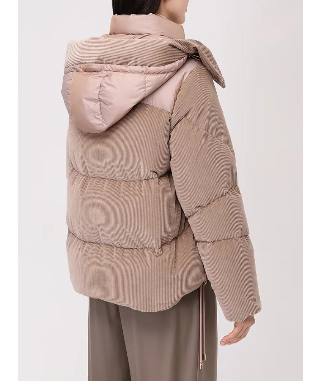 MOORER Бежевый пуховик, фото 3