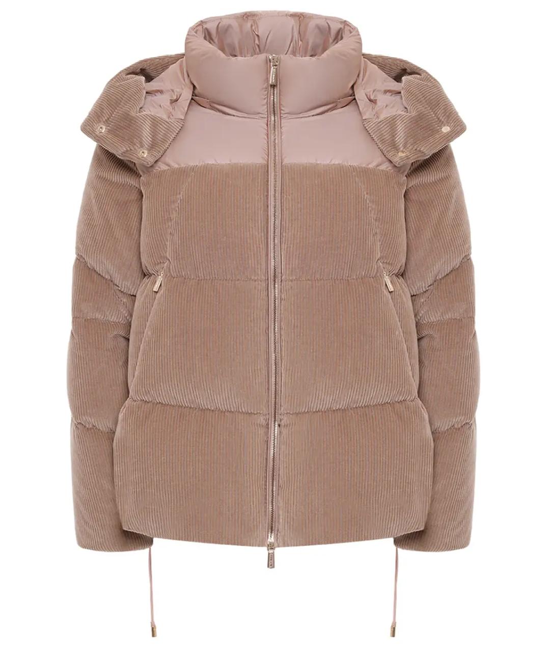 MOORER Бежевый пуховик, фото 1