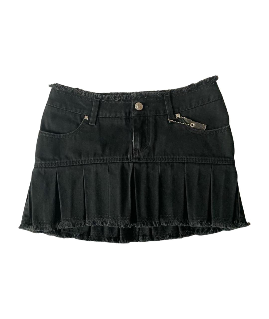 MISBHV Черная деним юбка мини, фото 1
