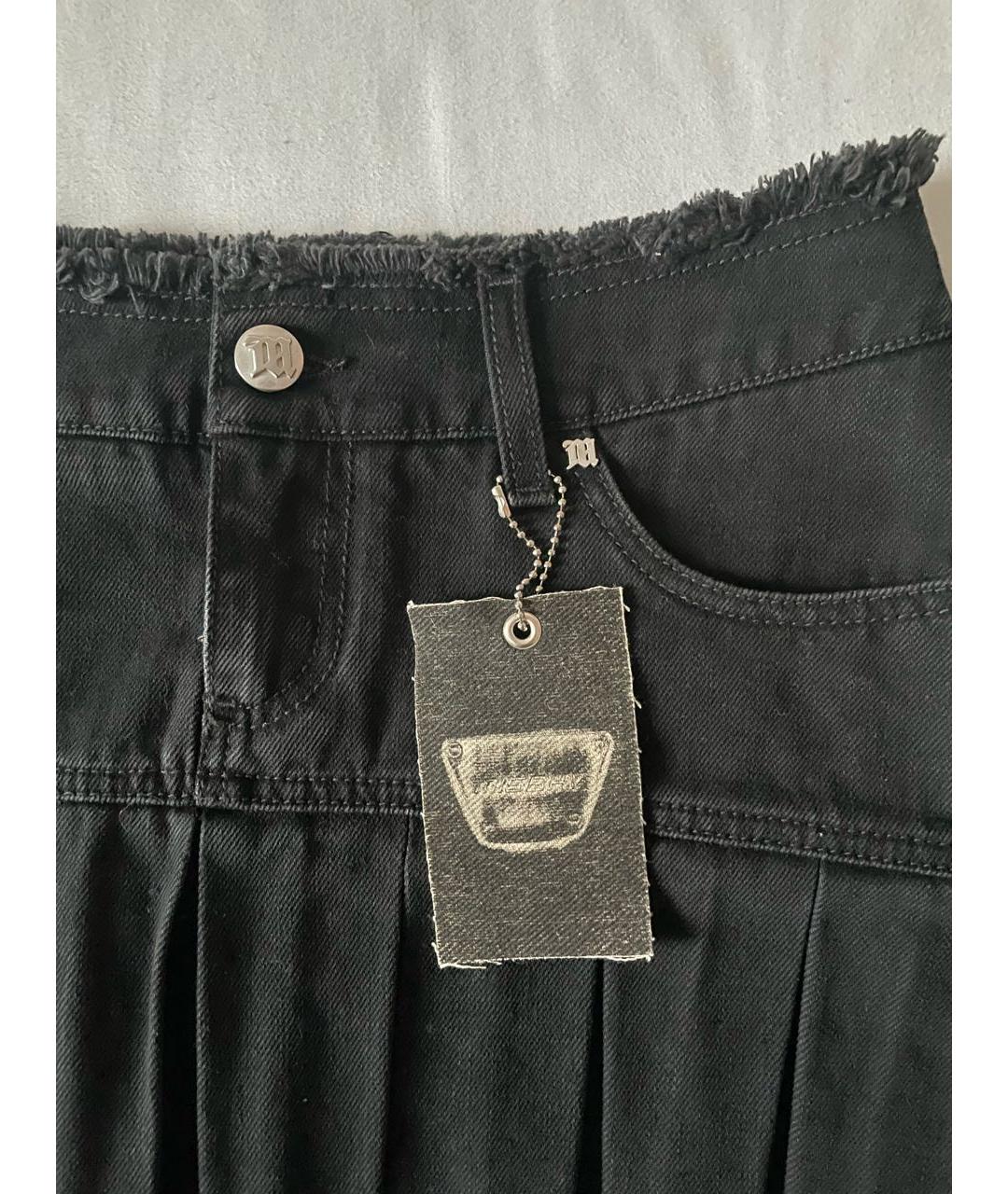 MISBHV Черная деним юбка мини, фото 4