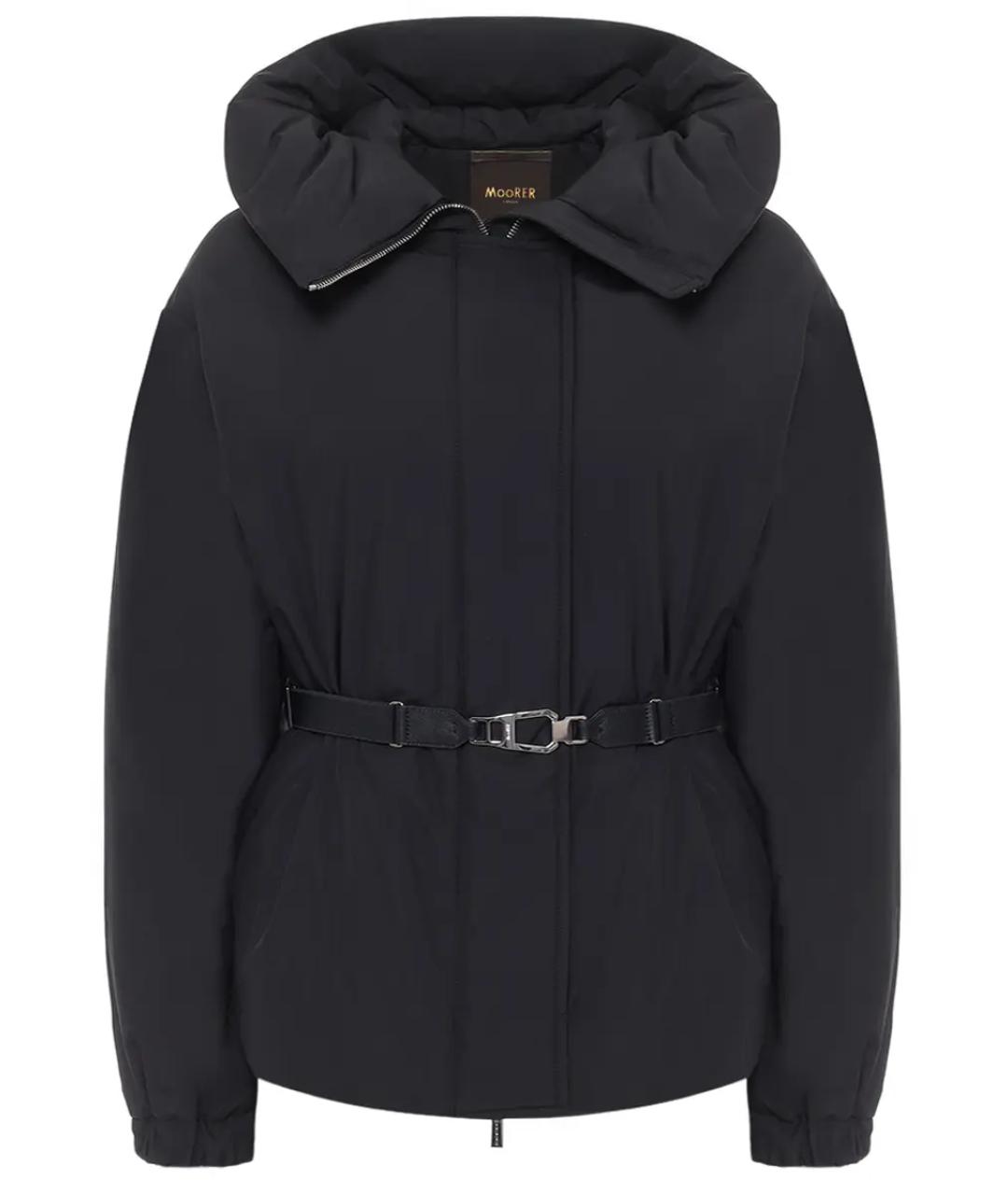 MOORER Черный пуховик, фото 1
