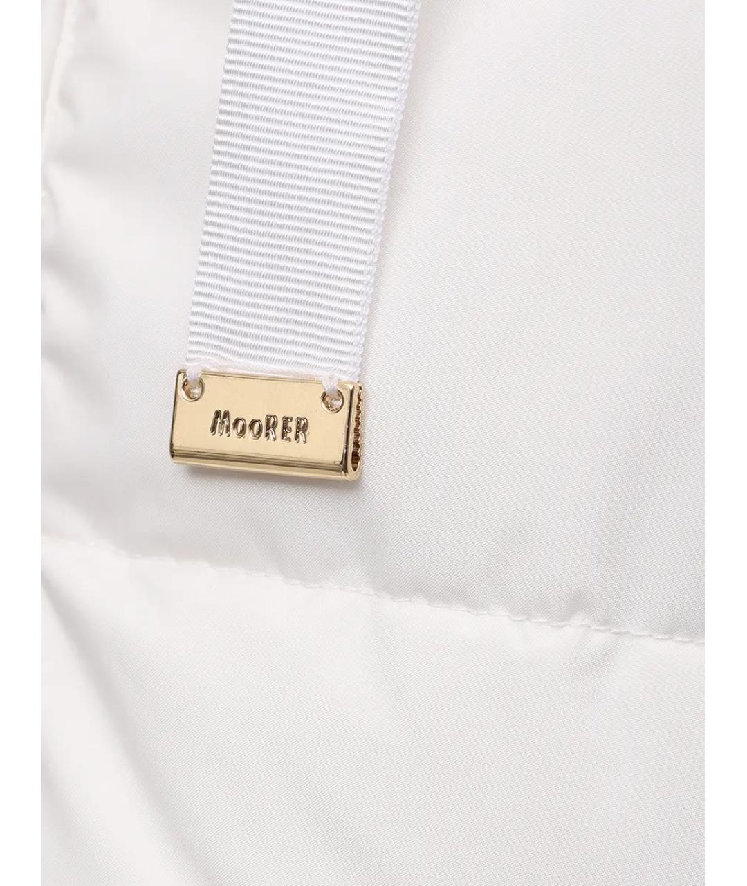 MOORER Белый пуховик, фото 6