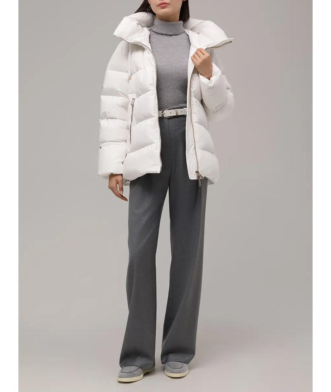 MOORER Белый пуховик, фото 2