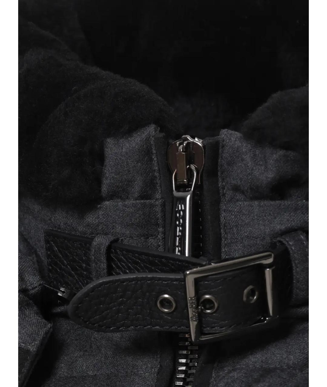 MOORER Серый пуховик, фото 4