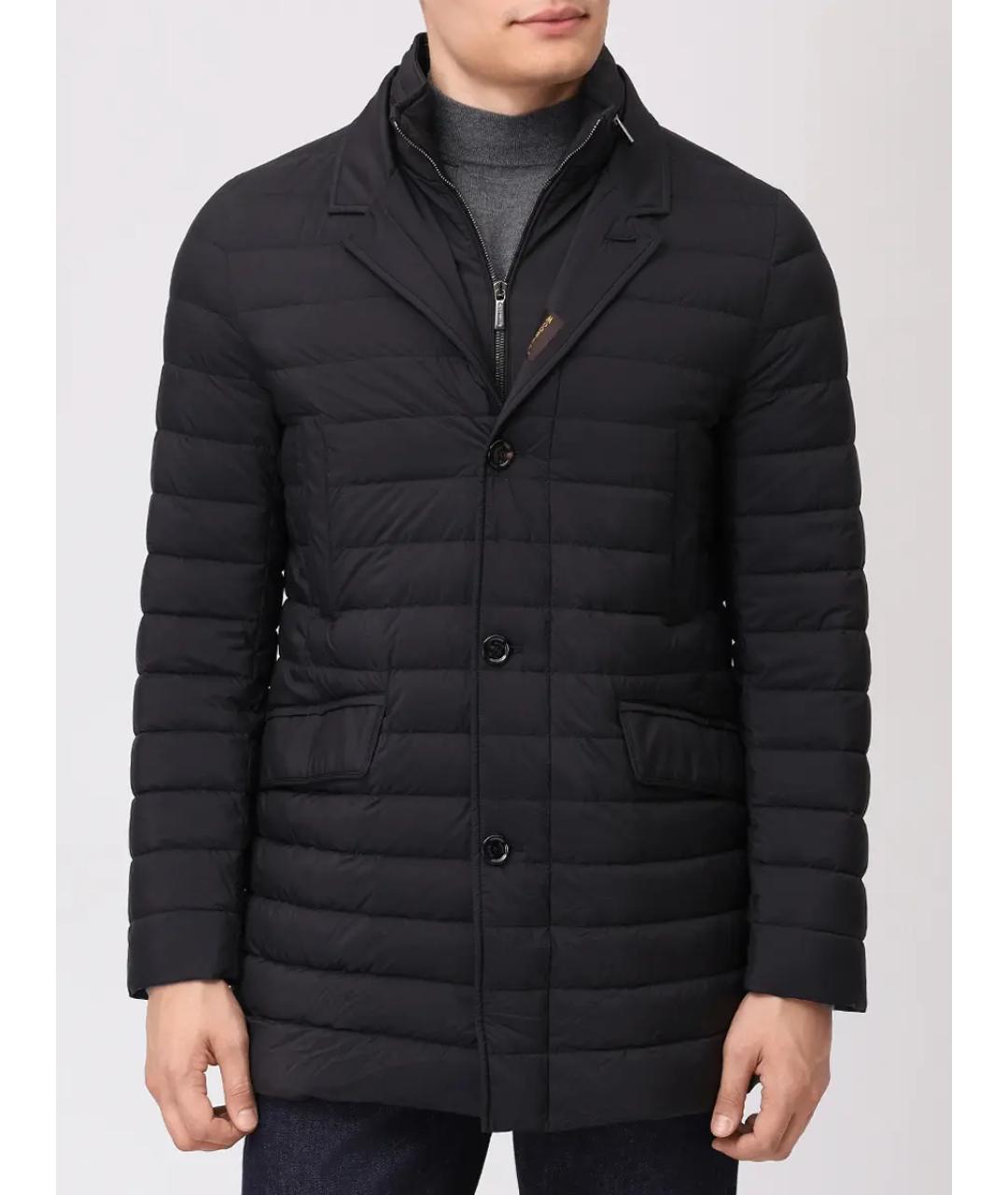 MOORER Черный пуховик, фото 4