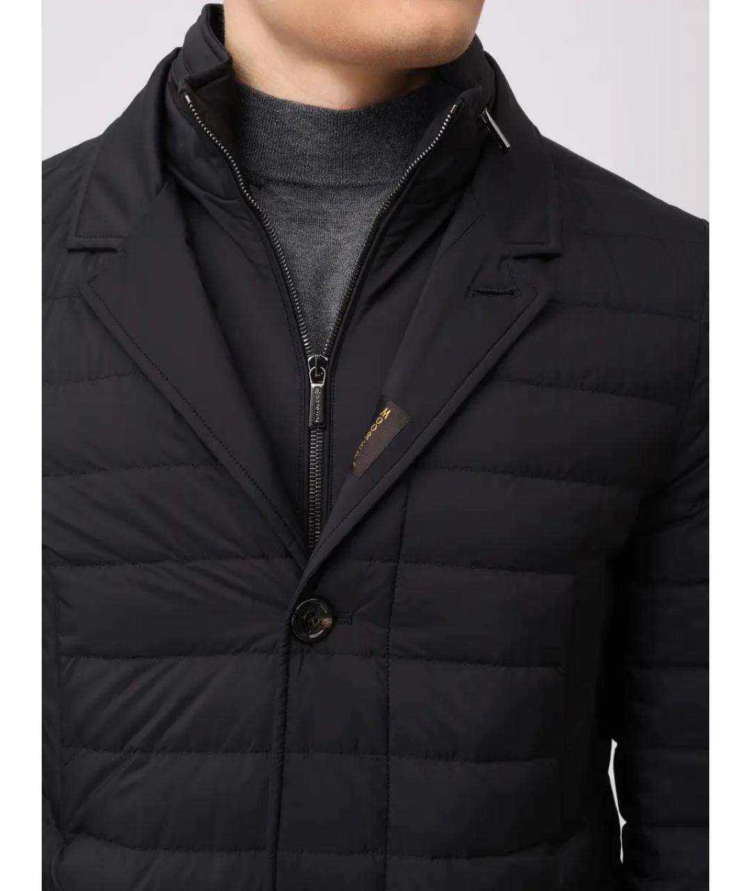 MOORER Черный пуховик, фото 5
