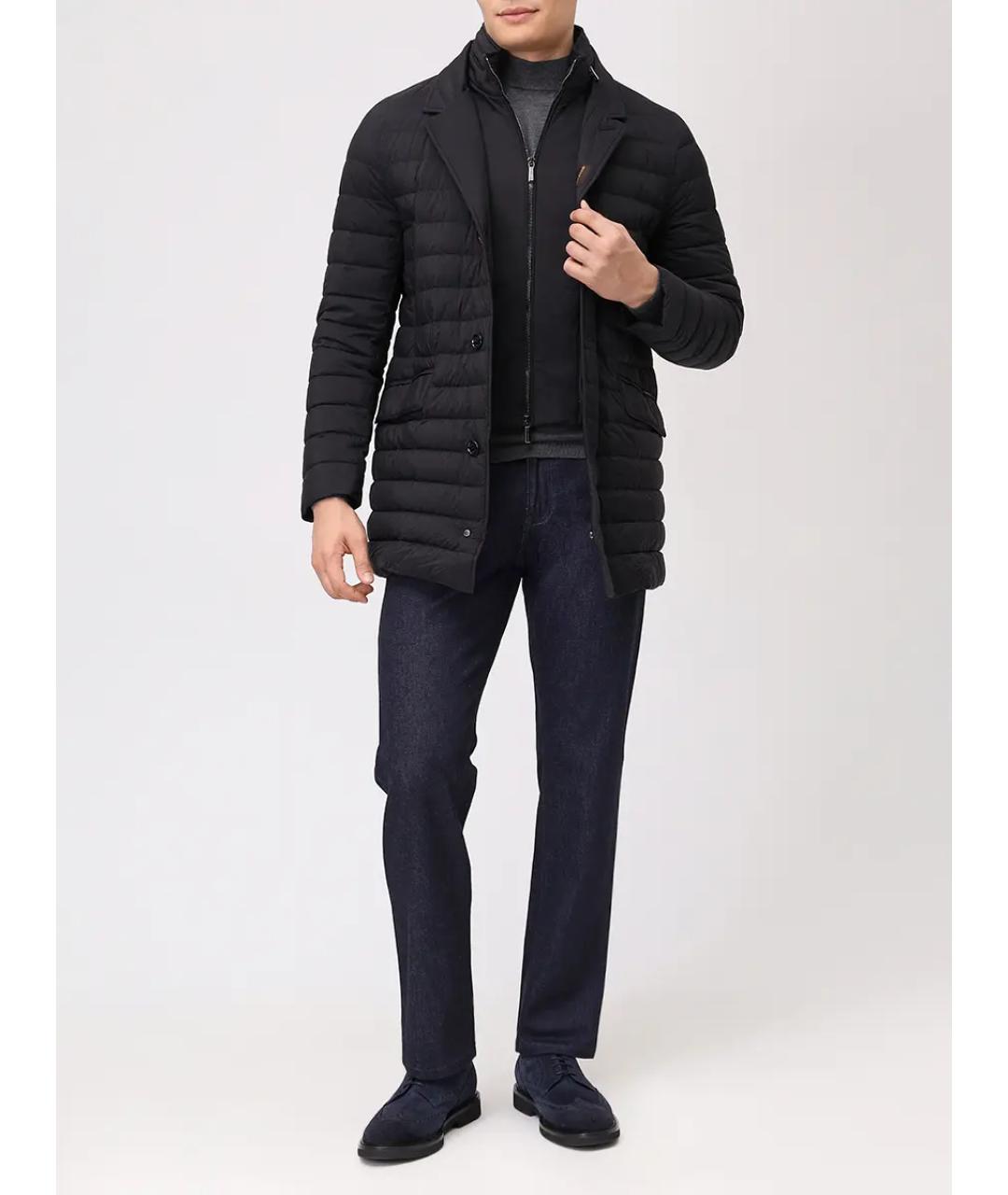 MOORER Черный пуховик, фото 2