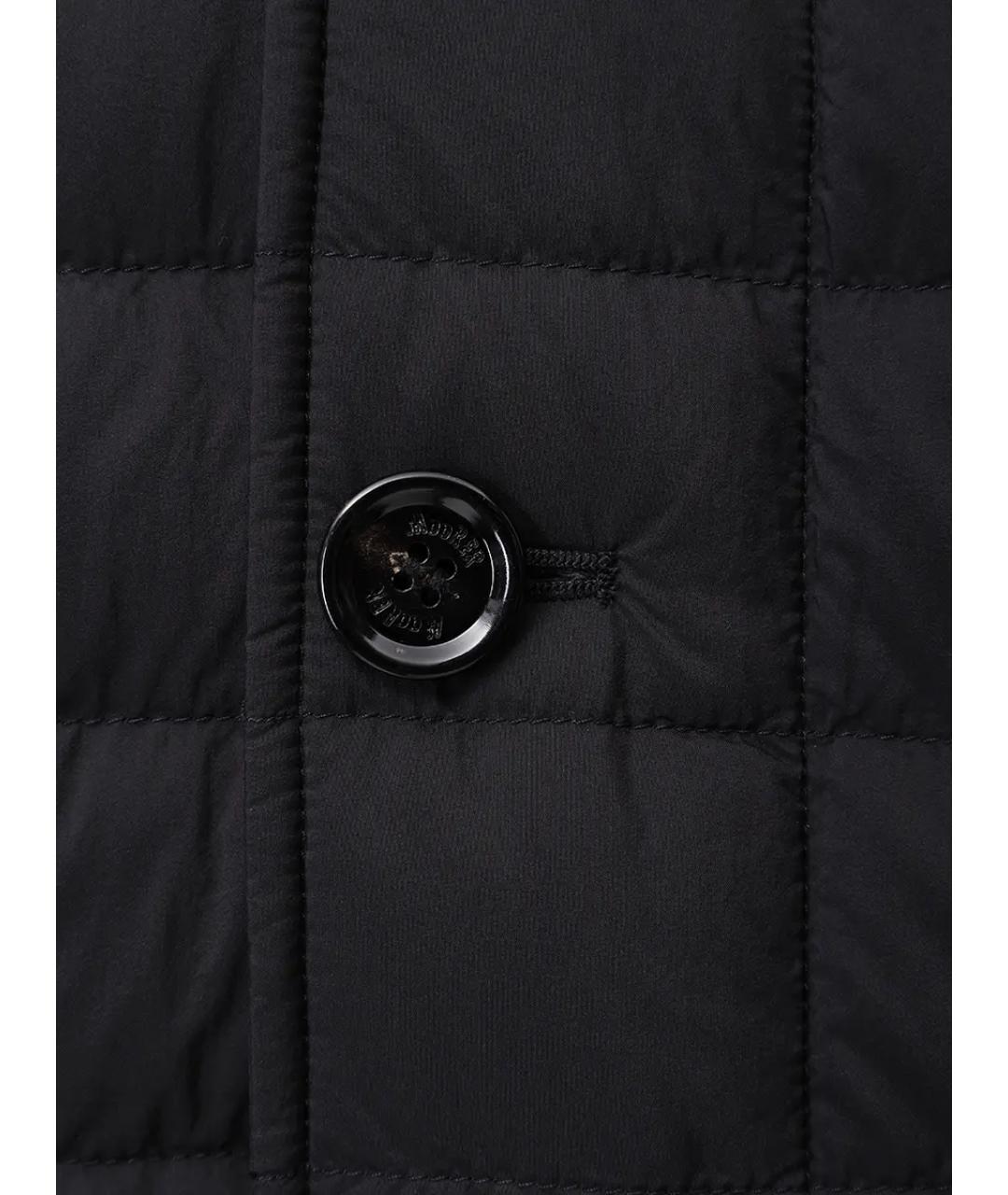 MOORER Черный пуховик, фото 6