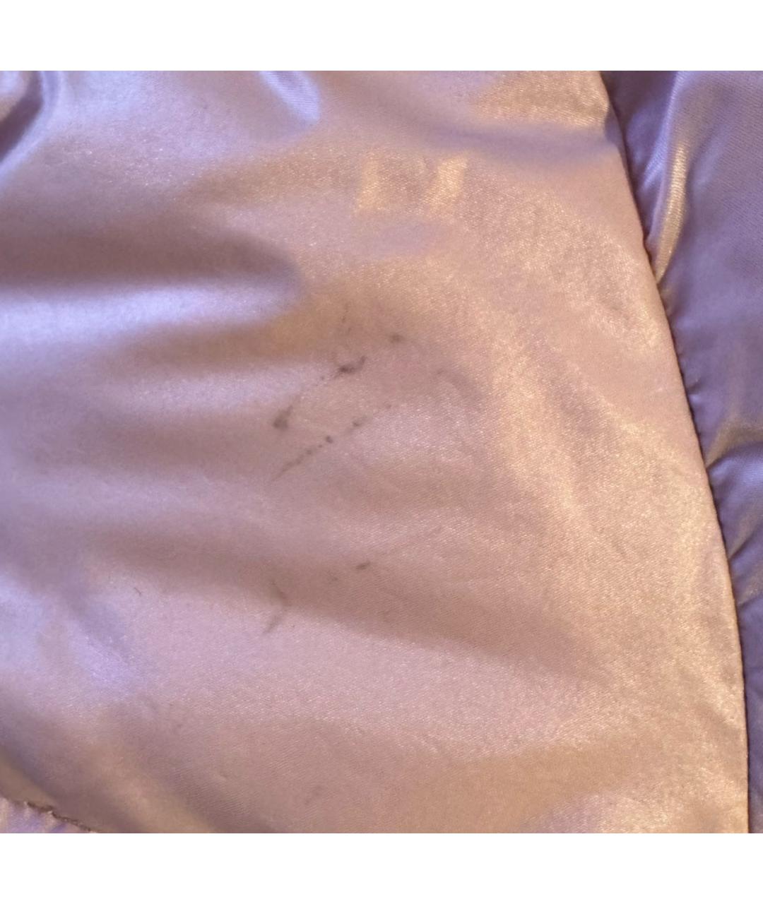 MONCLER Розовый полиамидовый пуховик, фото 6