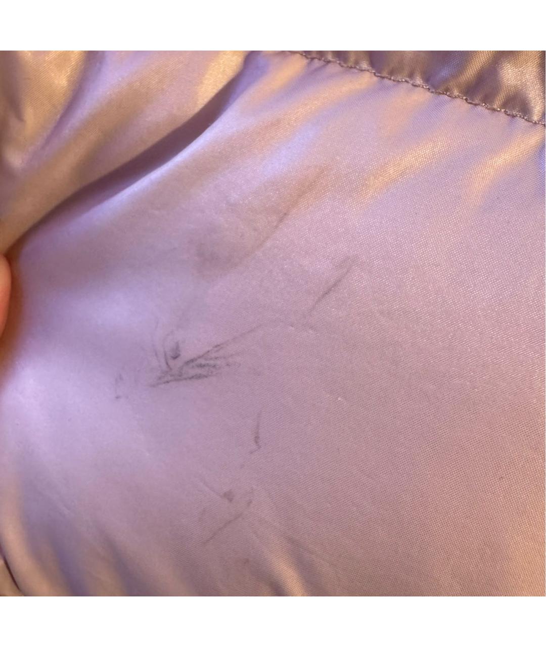 MONCLER Розовый полиамидовый пуховик, фото 5