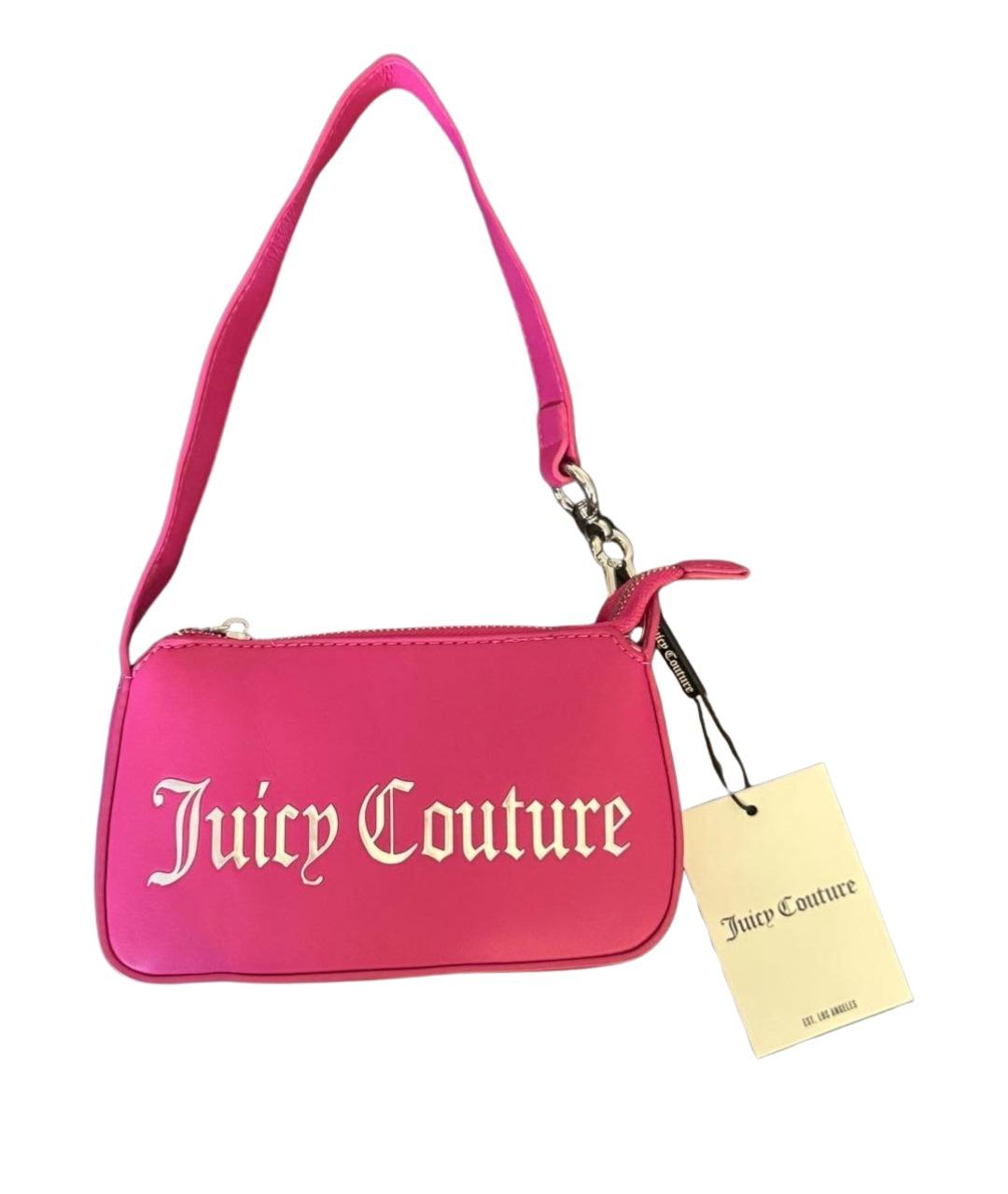 JUICY COUTURE Розовая сумка через плечо из искусственной кожи, фото 1