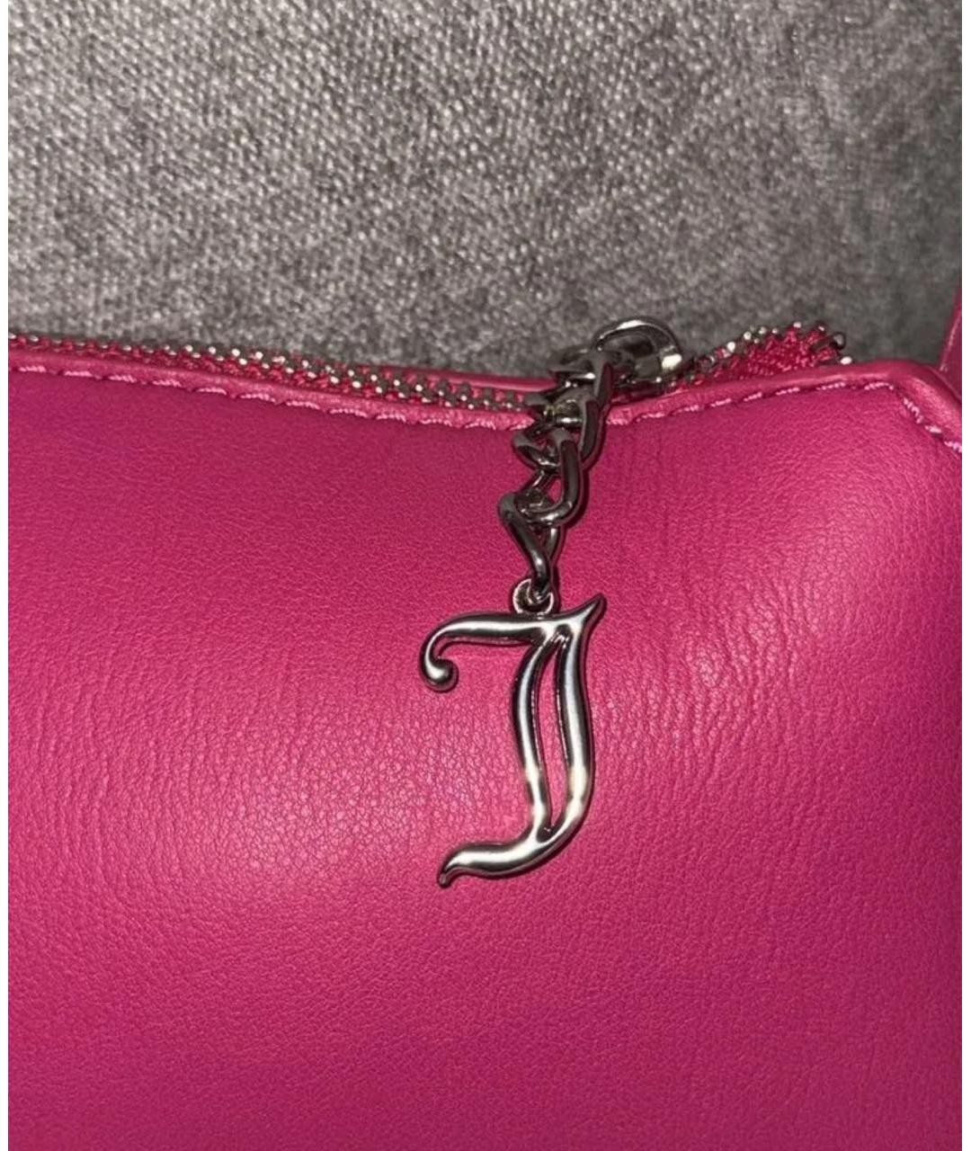 JUICY COUTURE Розовая сумка через плечо из искусственной кожи, фото 4