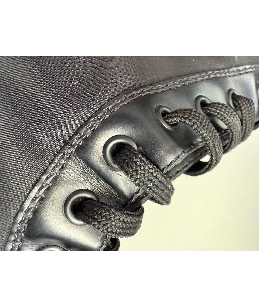 PRADA Черные неопреновые сапоги, фото 7