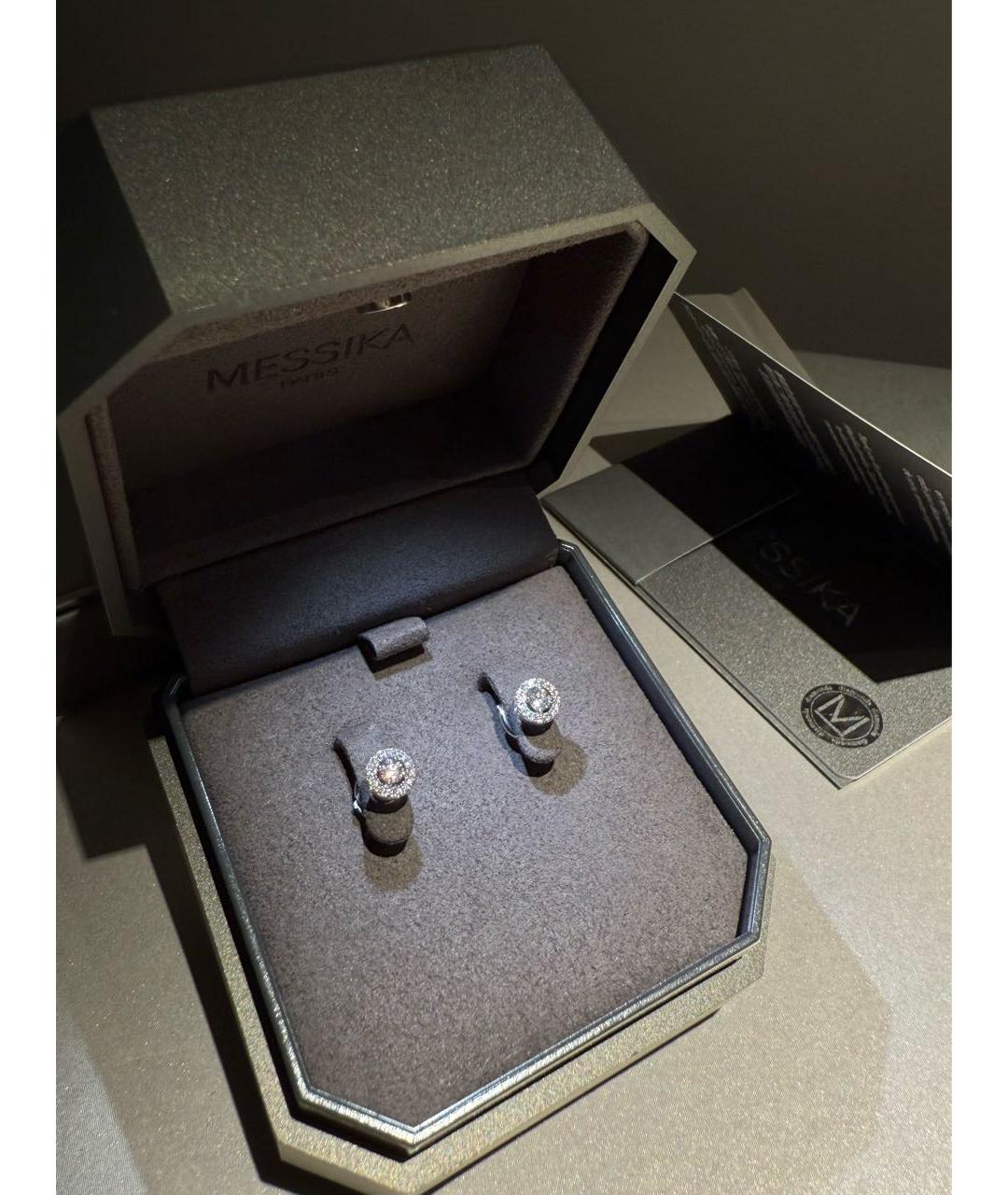 MESSIKA Белые серьги из белого золота, фото 2