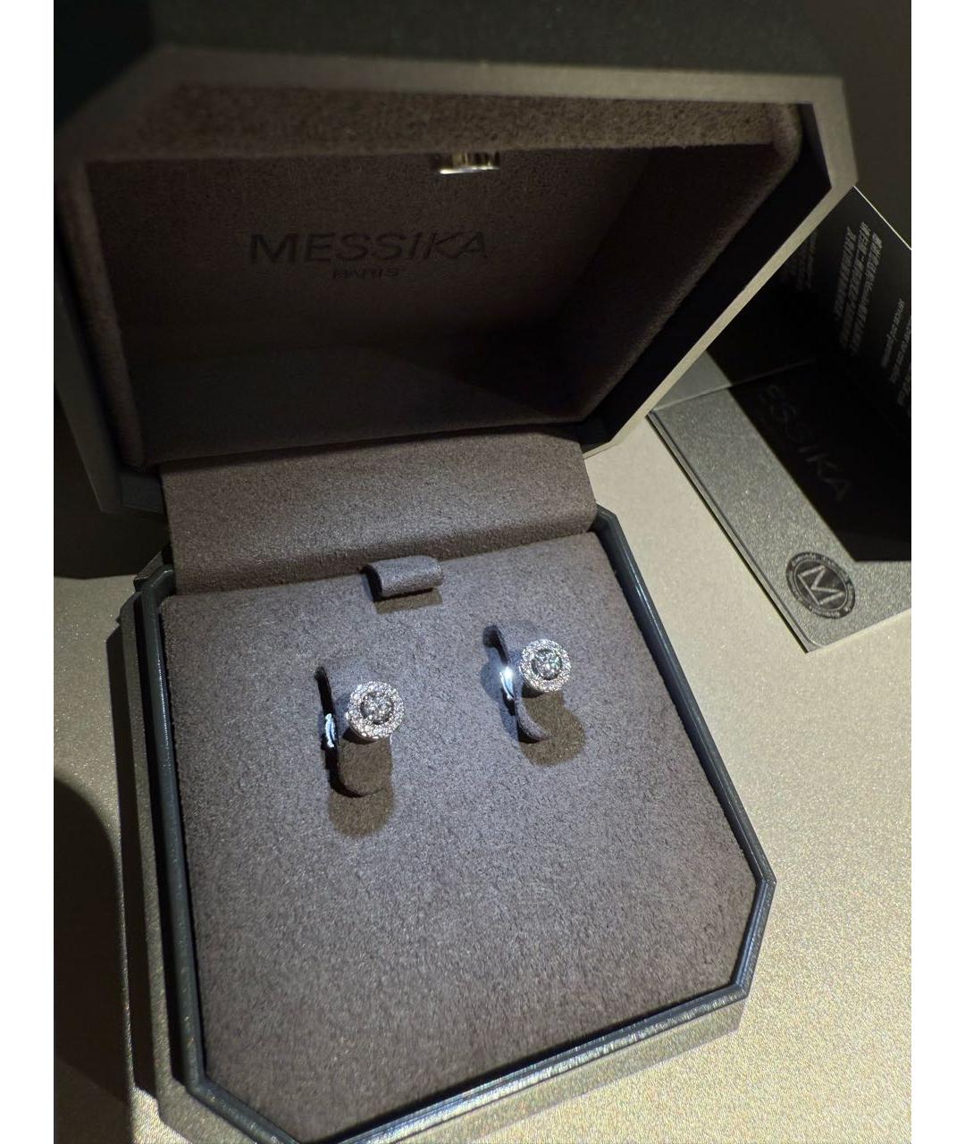 MESSIKA Белые серьги из белого золота, фото 3