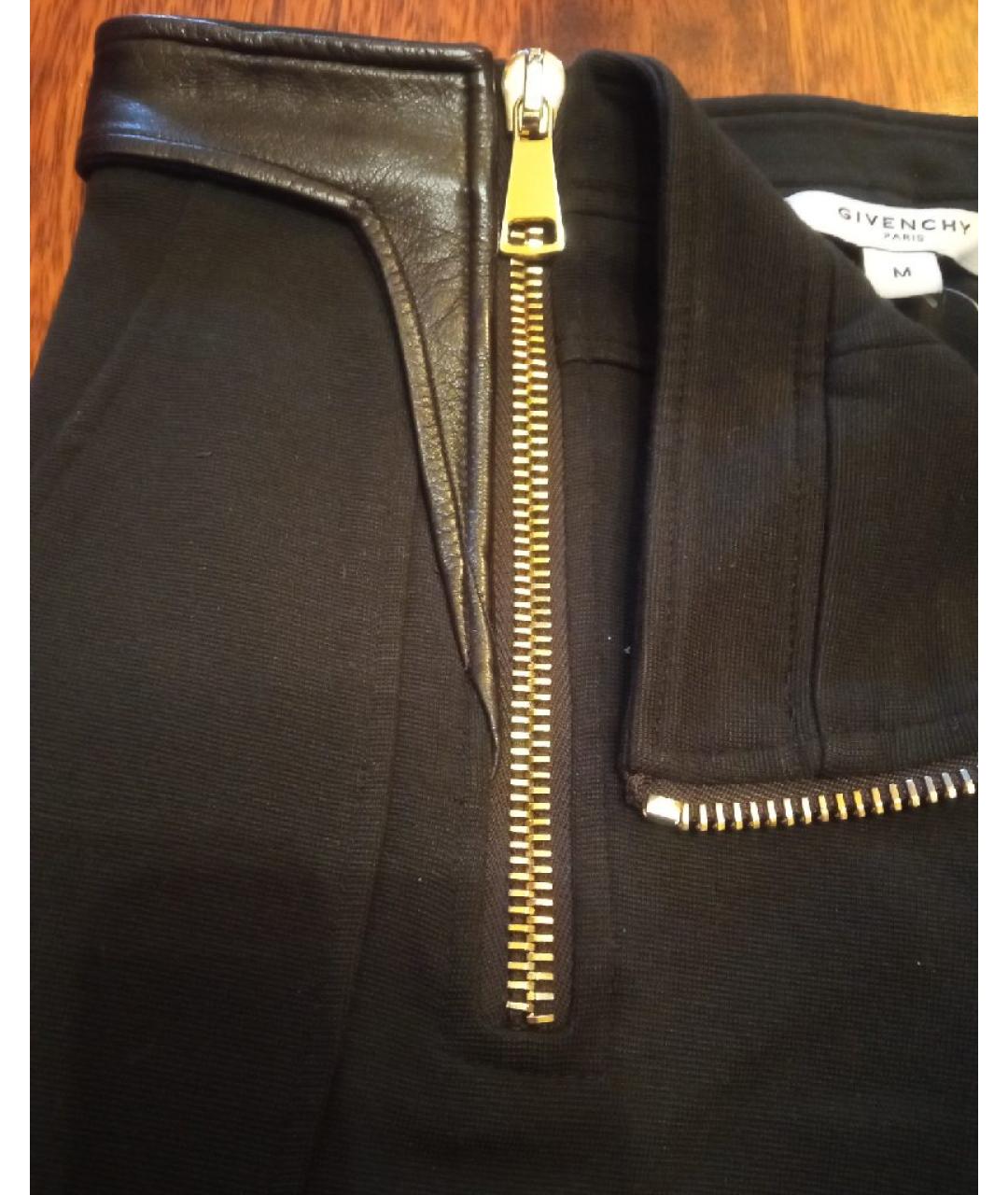 GIVENCHY Черные вискозные леггинсы и велосипедки, фото 4