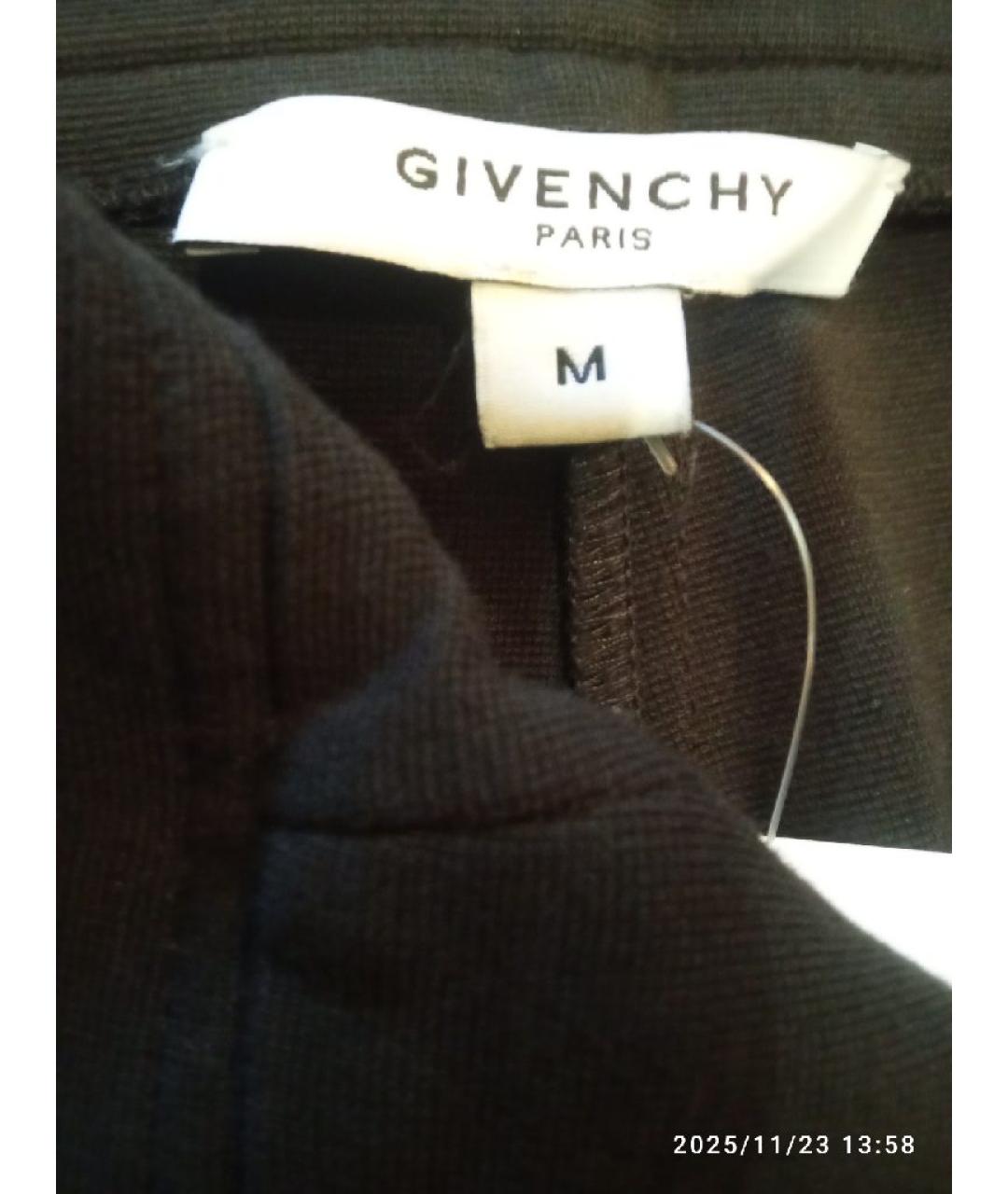 GIVENCHY Черные вискозные леггинсы и велосипедки, фото 5