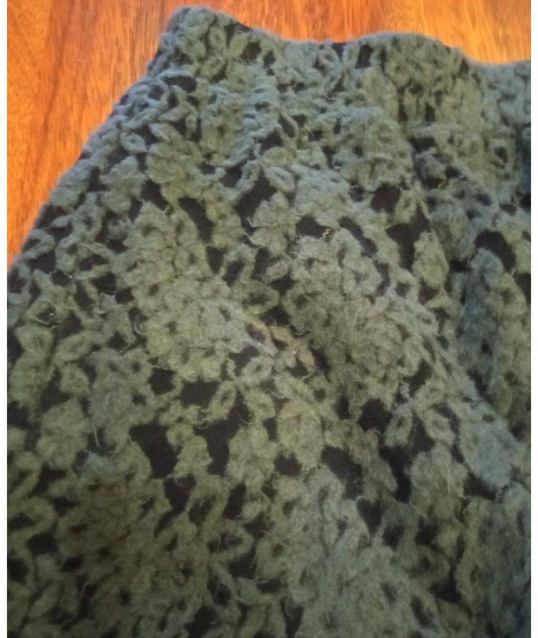 MAISON MARGIELA Зеленые полиамидовые кюлоты, фото 4