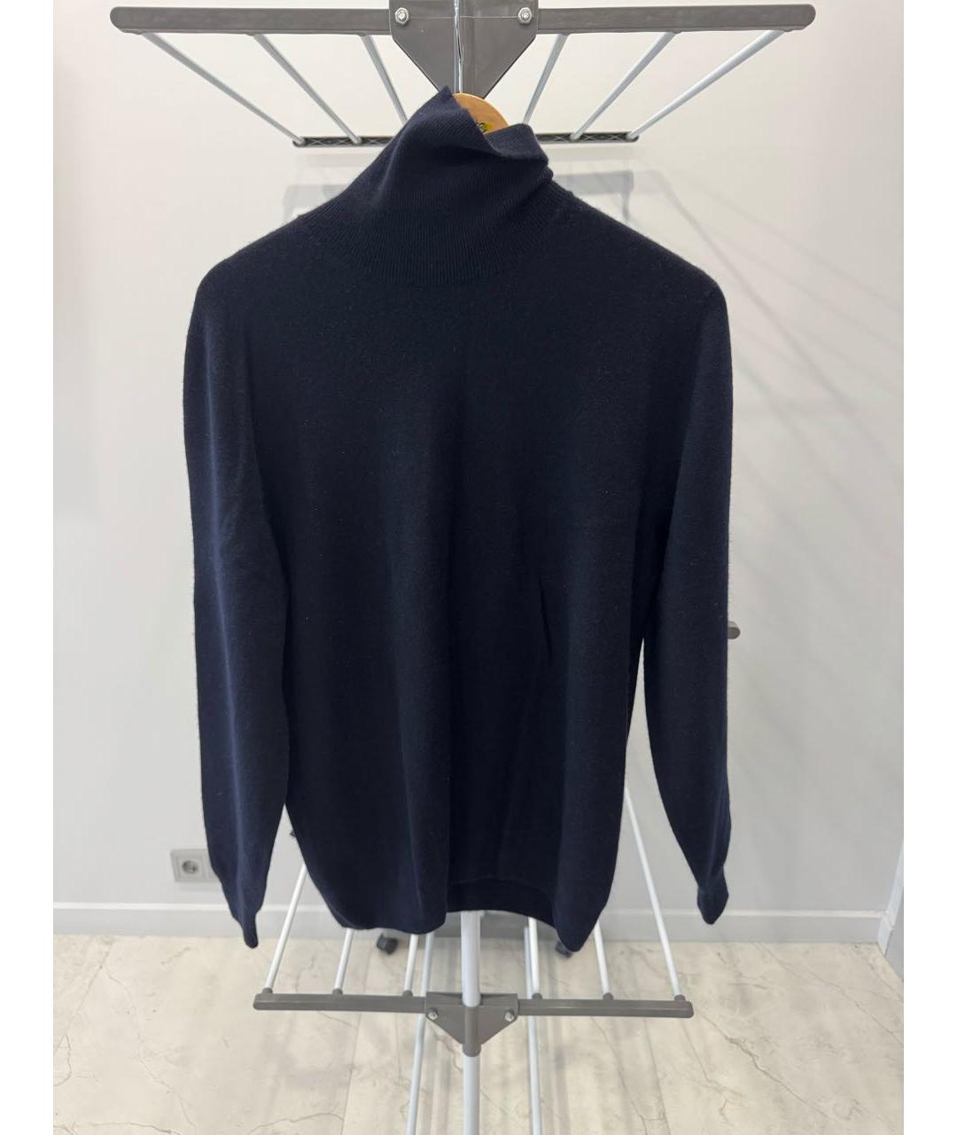 FALCONERI Темно-синяя кашемировая водолазка, фото 7
