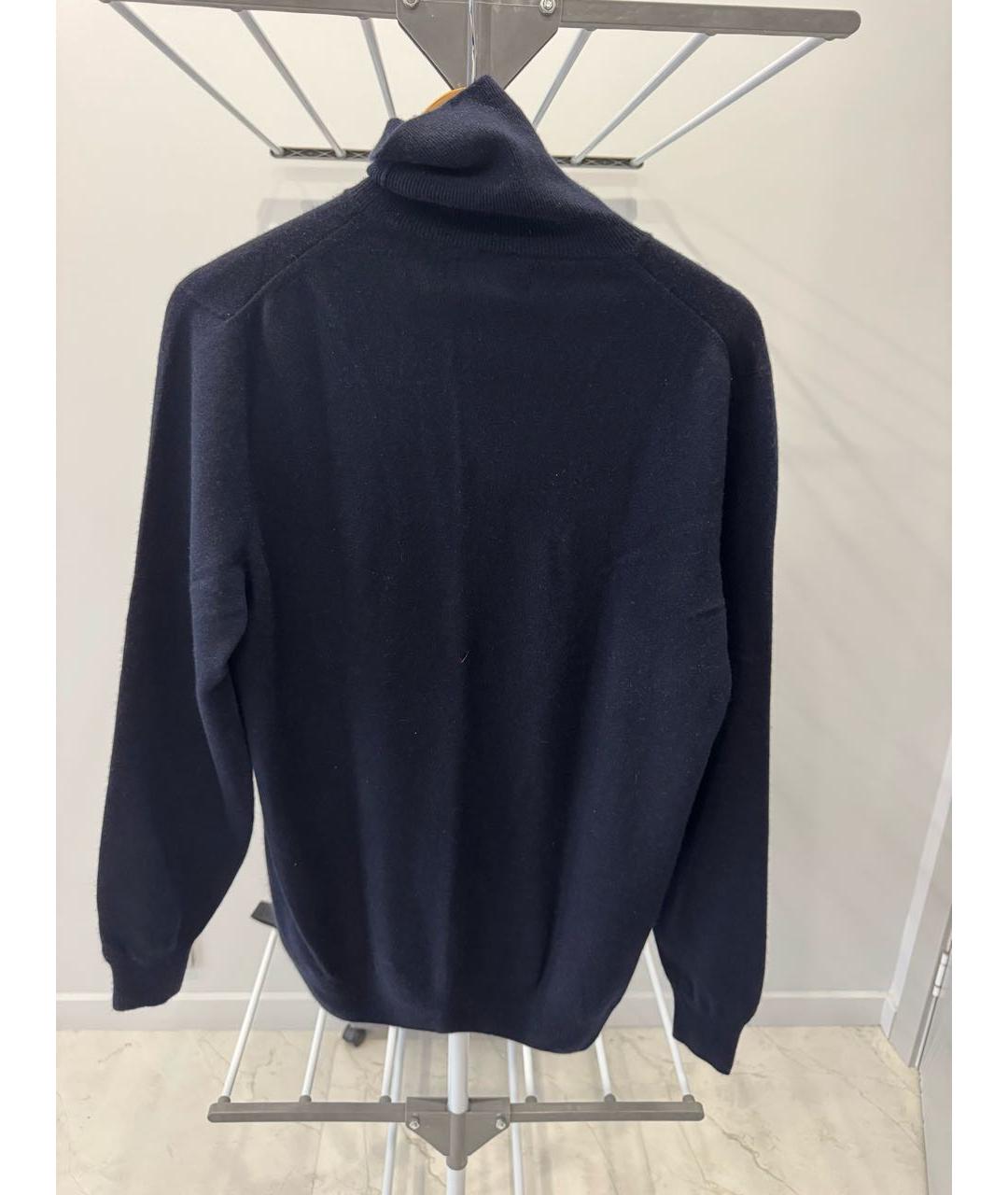 FALCONERI Темно-синяя кашемировая водолазка, фото 2