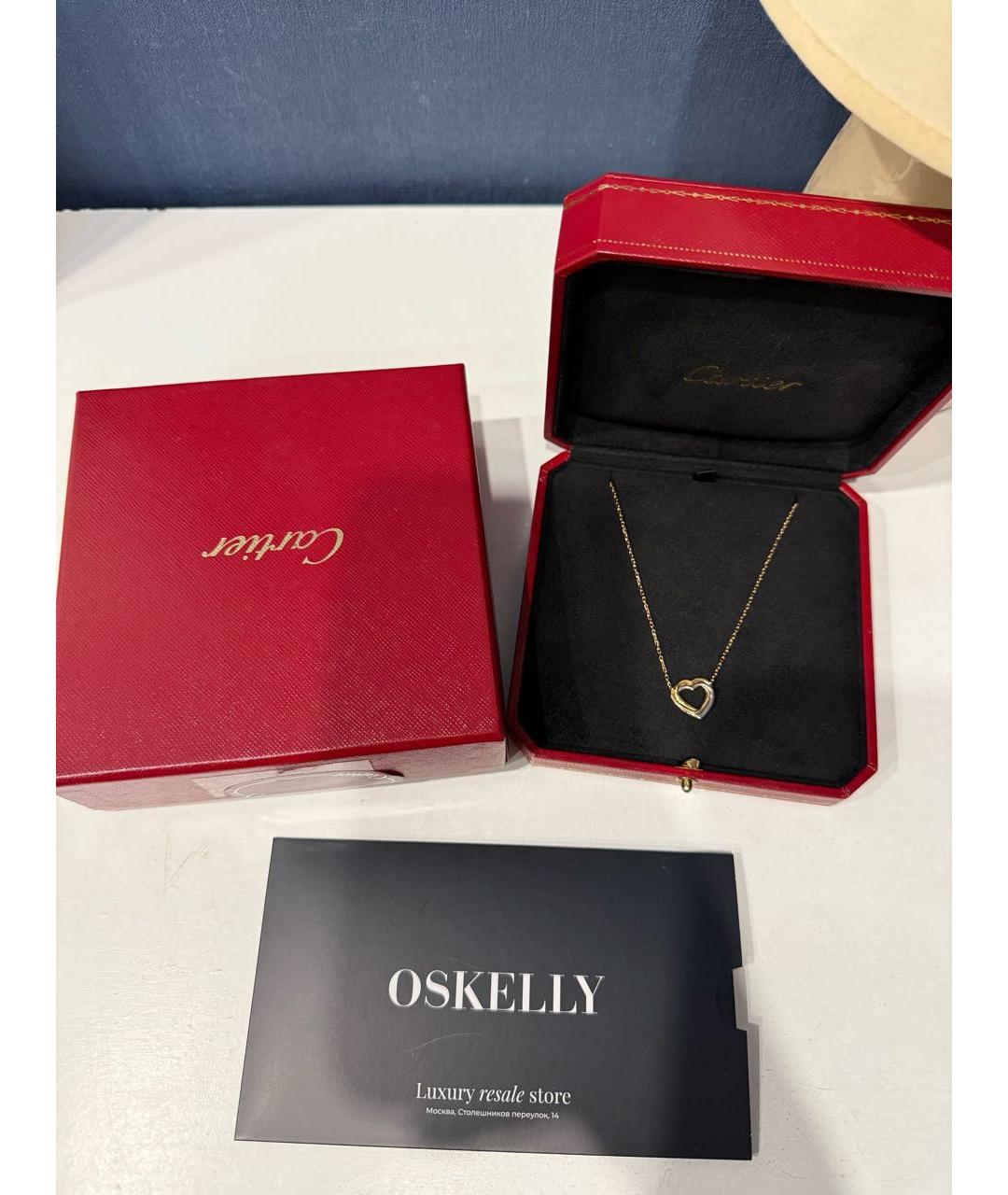 CARTIER Золотое колье из желтого золота, фото 2