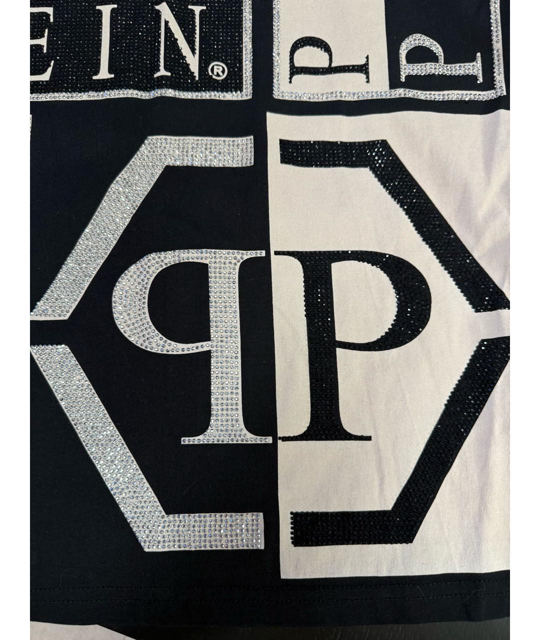 PHILIPP PLEIN Мульти хлопковая футболка, фото 4