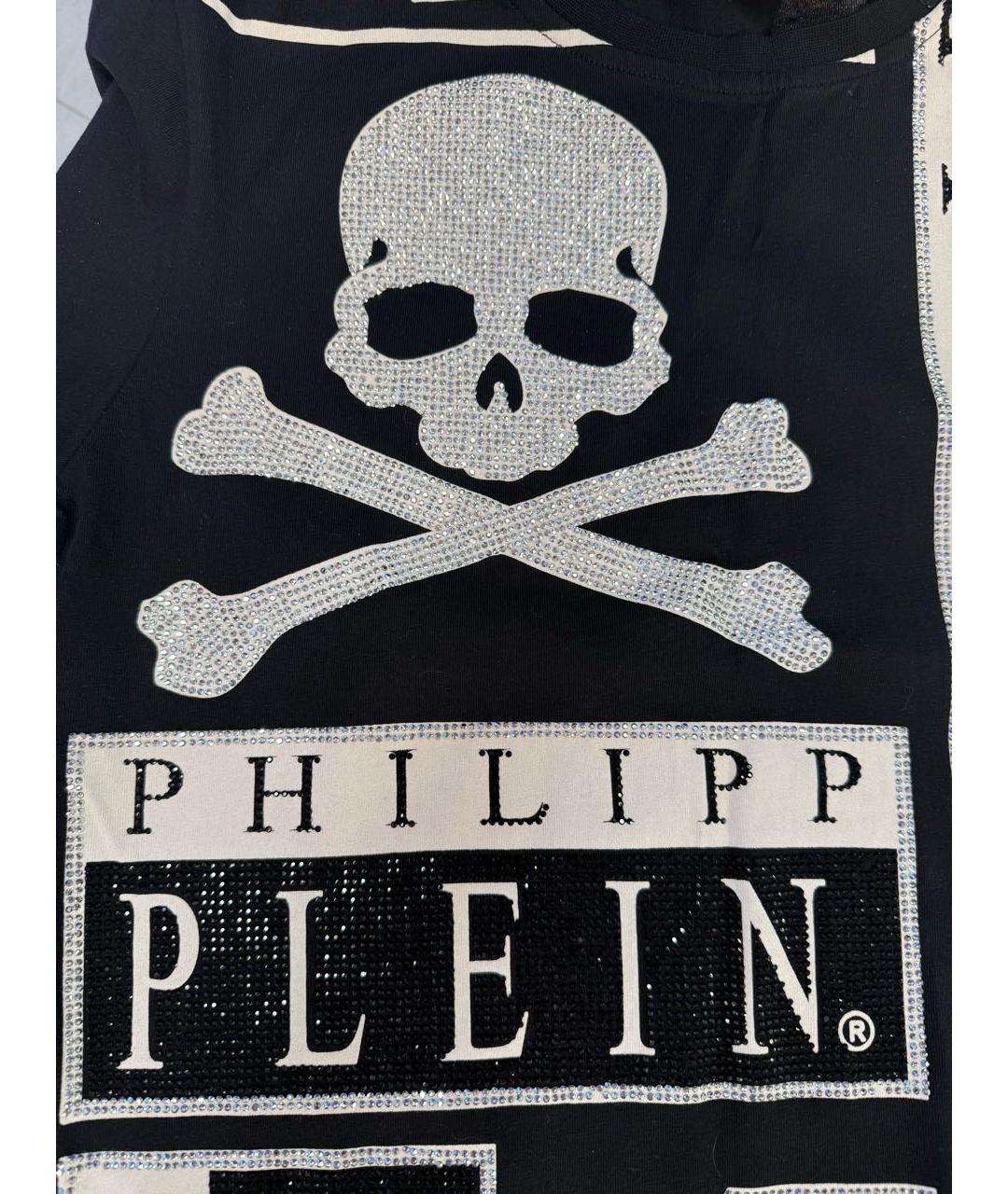 PHILIPP PLEIN Мульти хлопковая футболка, фото 3