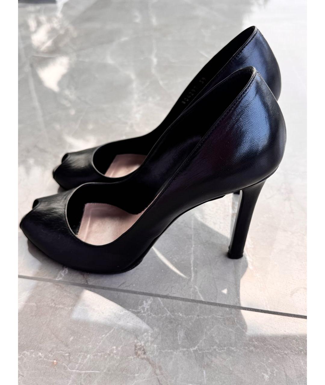 TOM FORD Черные кожаные туфли, фото 5