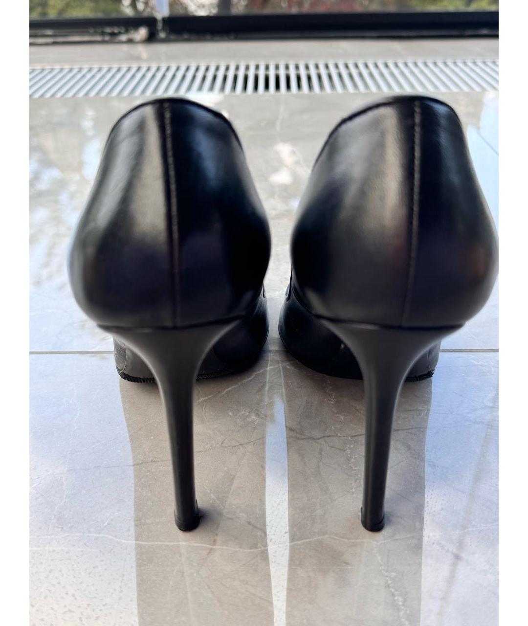 TOM FORD Черные кожаные туфли, фото 4