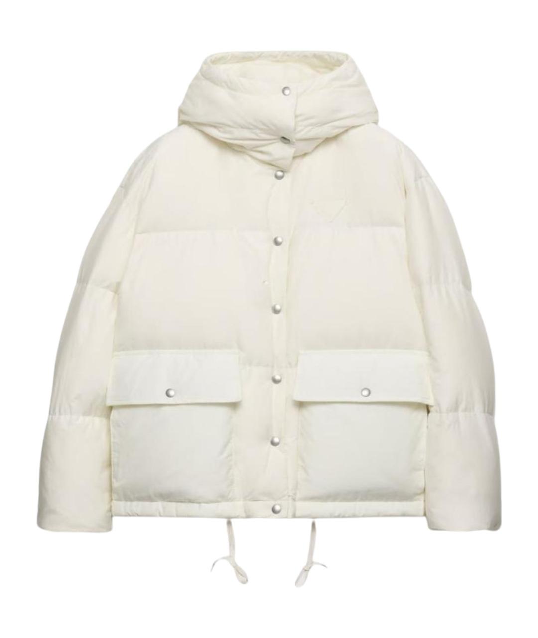 PRADA Белый пуховик, фото 1