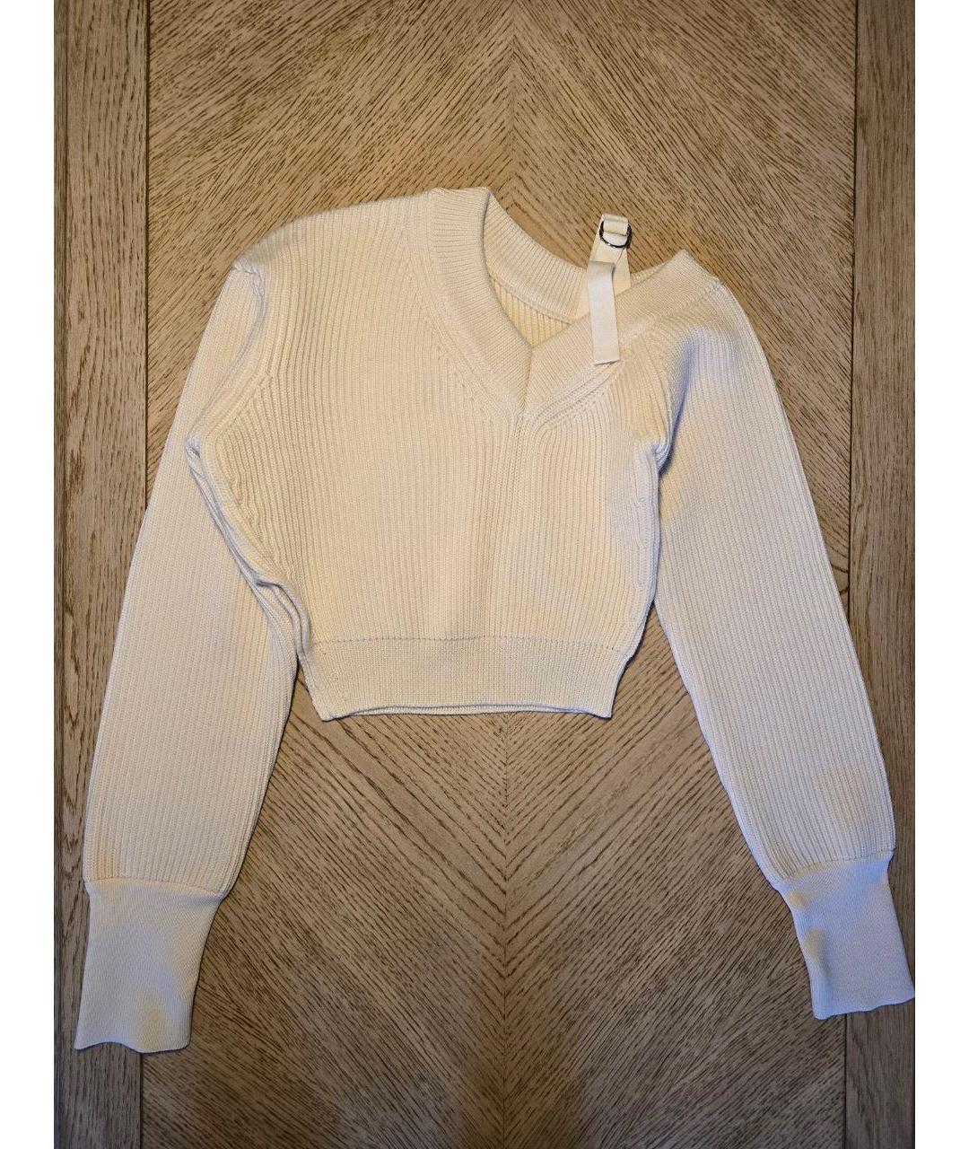 JACQUEMUS Бежевый шерстяной джемпер / свитер, фото 9