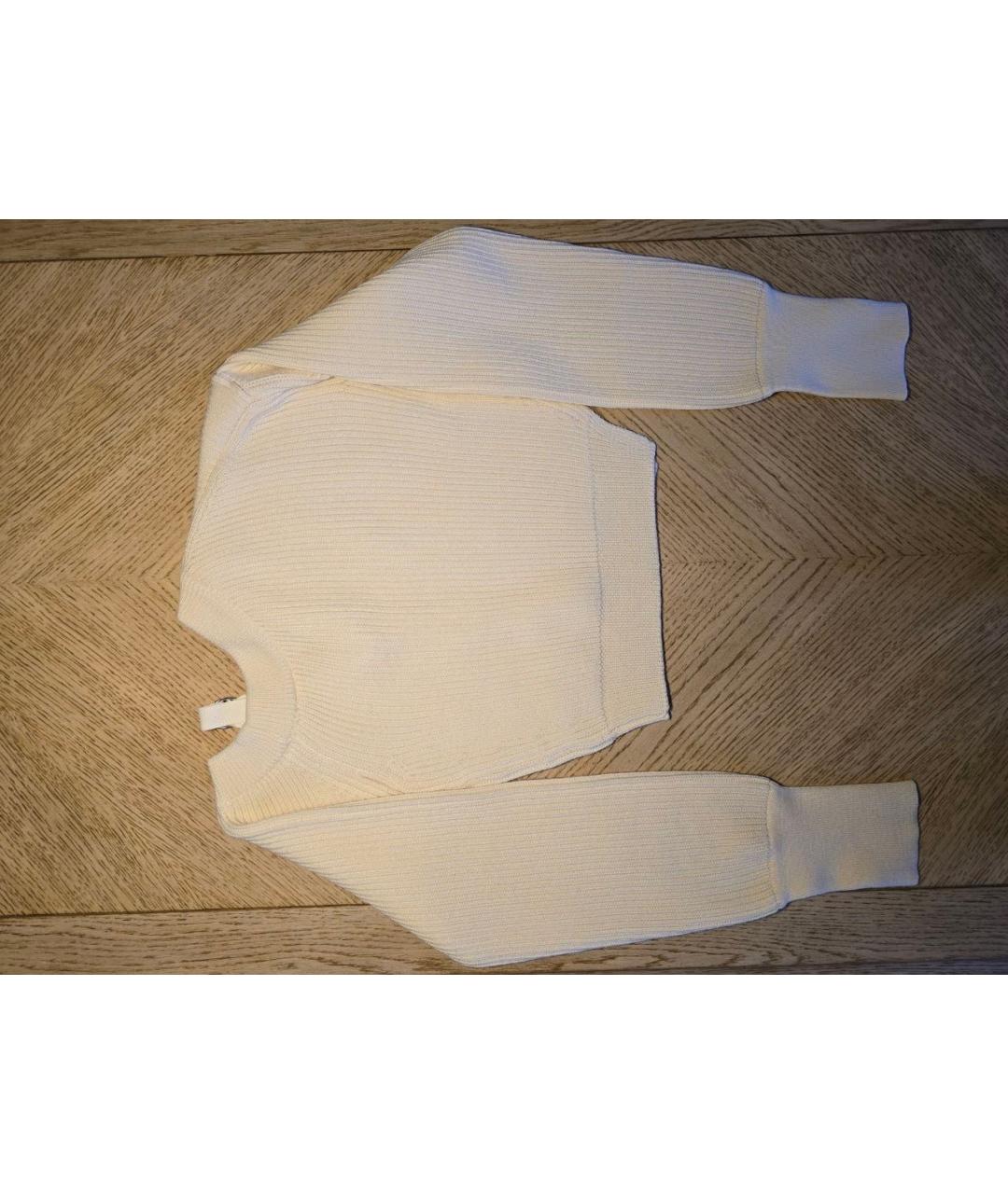 JACQUEMUS Бежевый шерстяной джемпер / свитер, фото 2