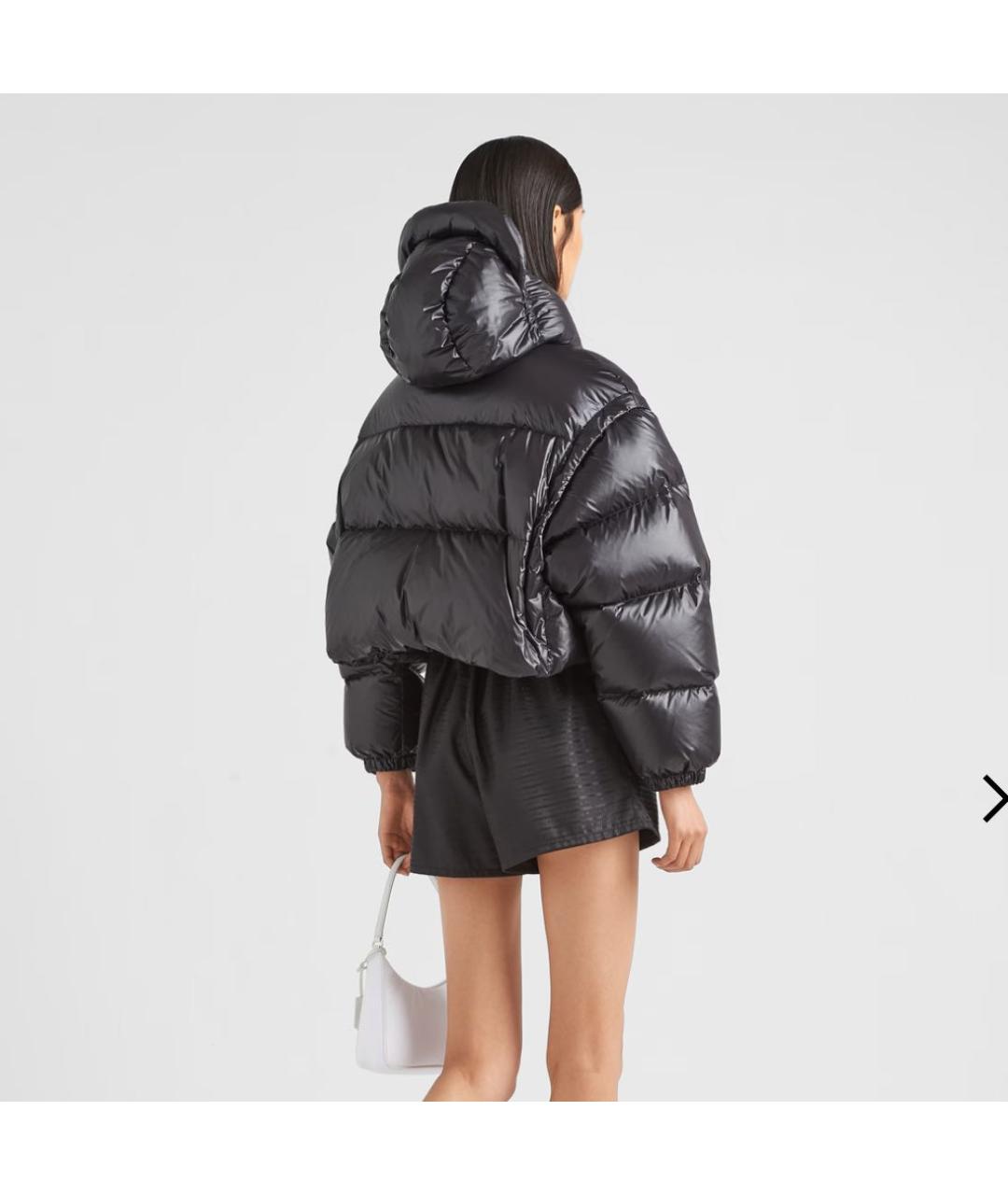 PRADA Черный пуховик, фото 4