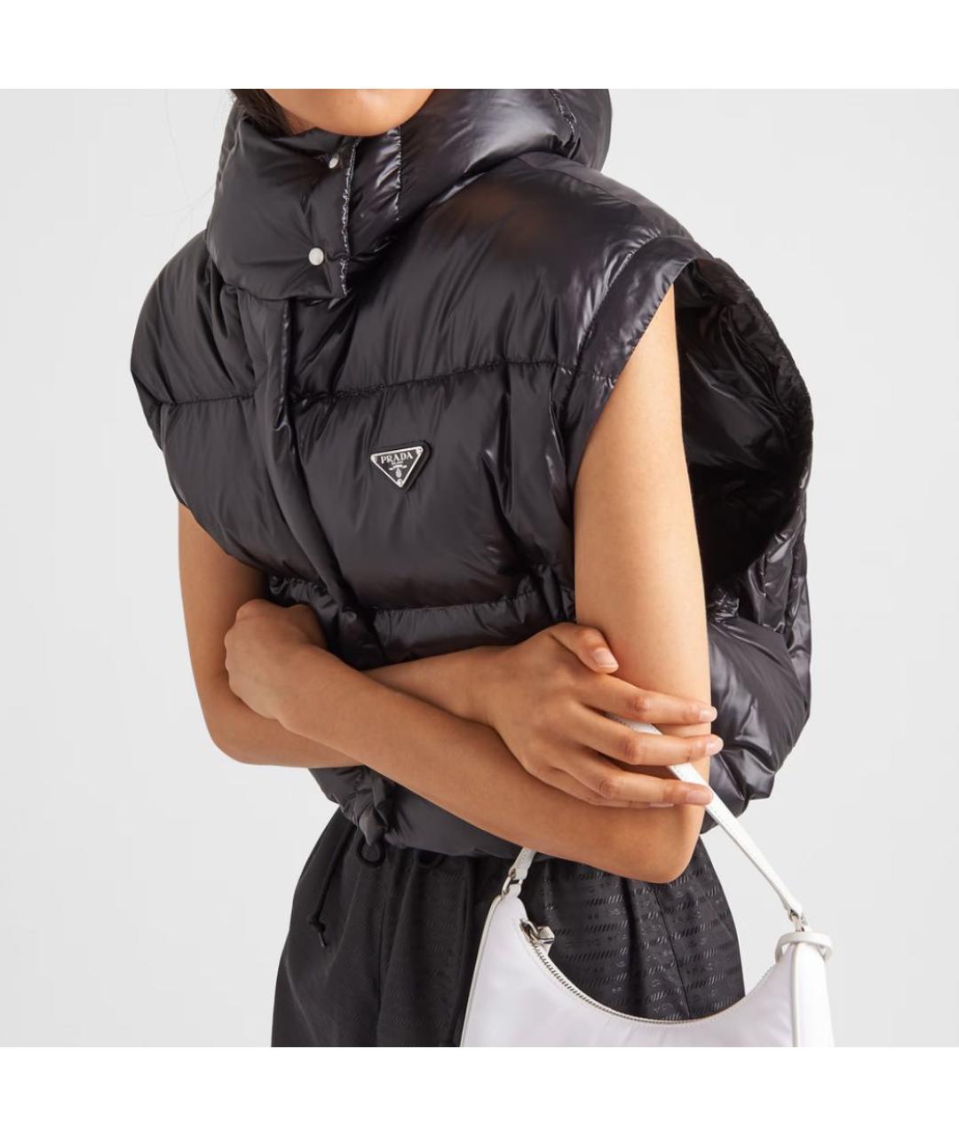PRADA Черный пуховик, фото 3
