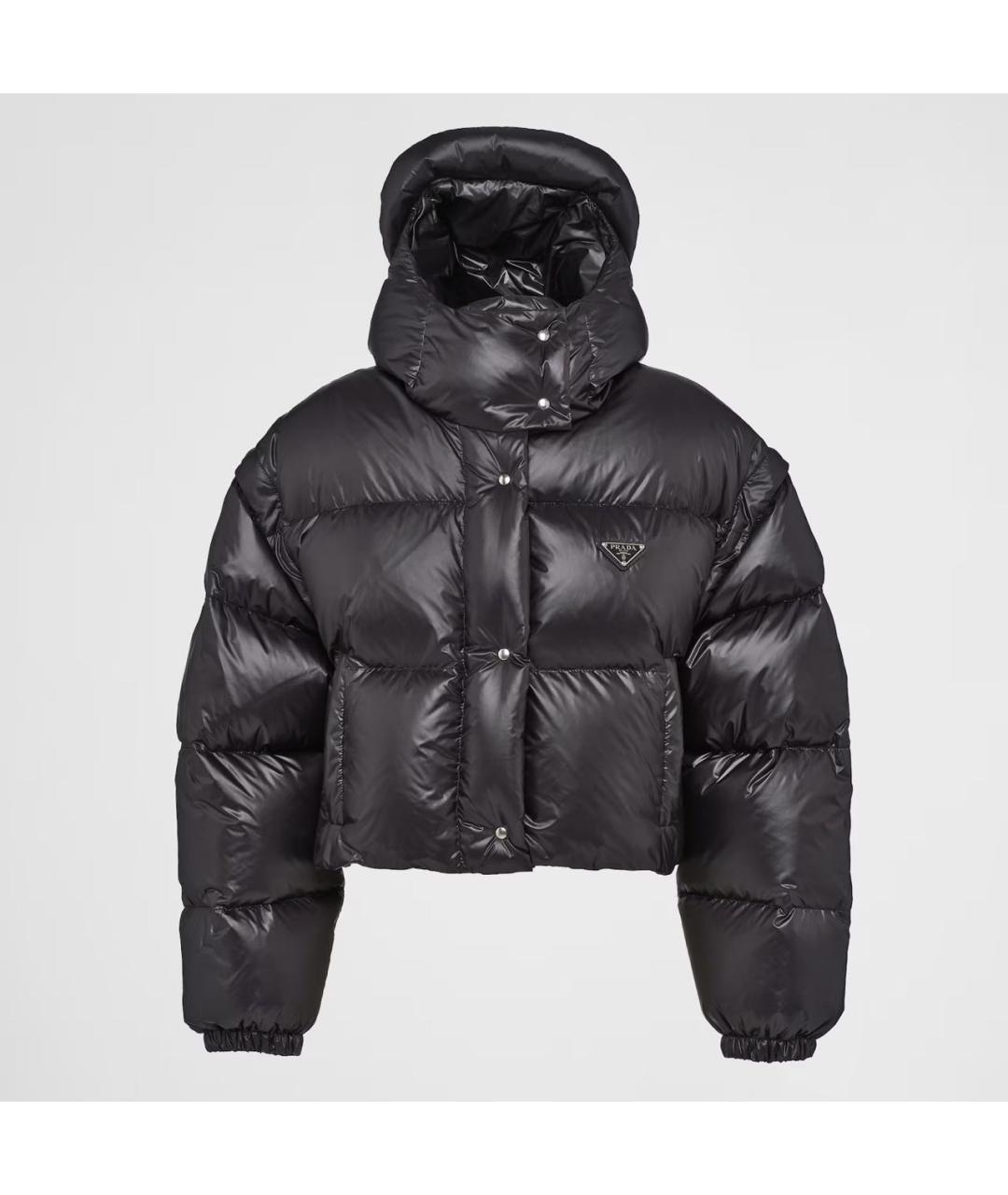 PRADA Черный пуховик, фото 5